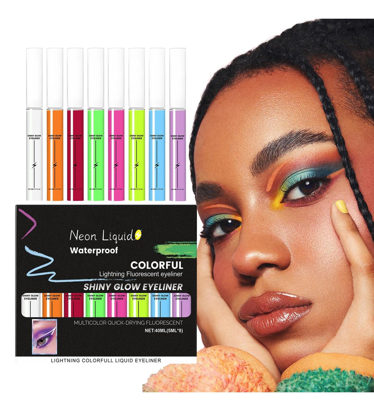 Waterproof liquid eyeliner that glows in the dark suitable for everyday use school home outdoors travel Halloween etc. - Buy Online on GoSupps.com