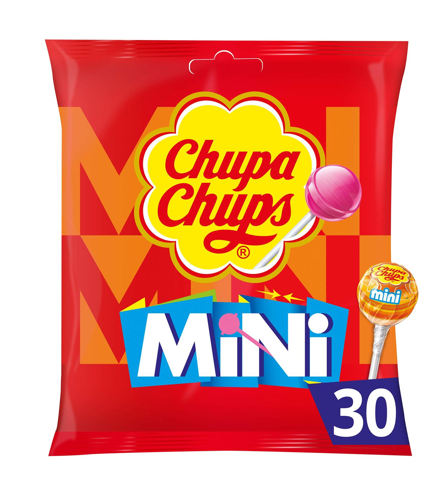 Chupa Chups 30 Mini Sucettes best OF 180 g - Buy Online on GoSupps.com