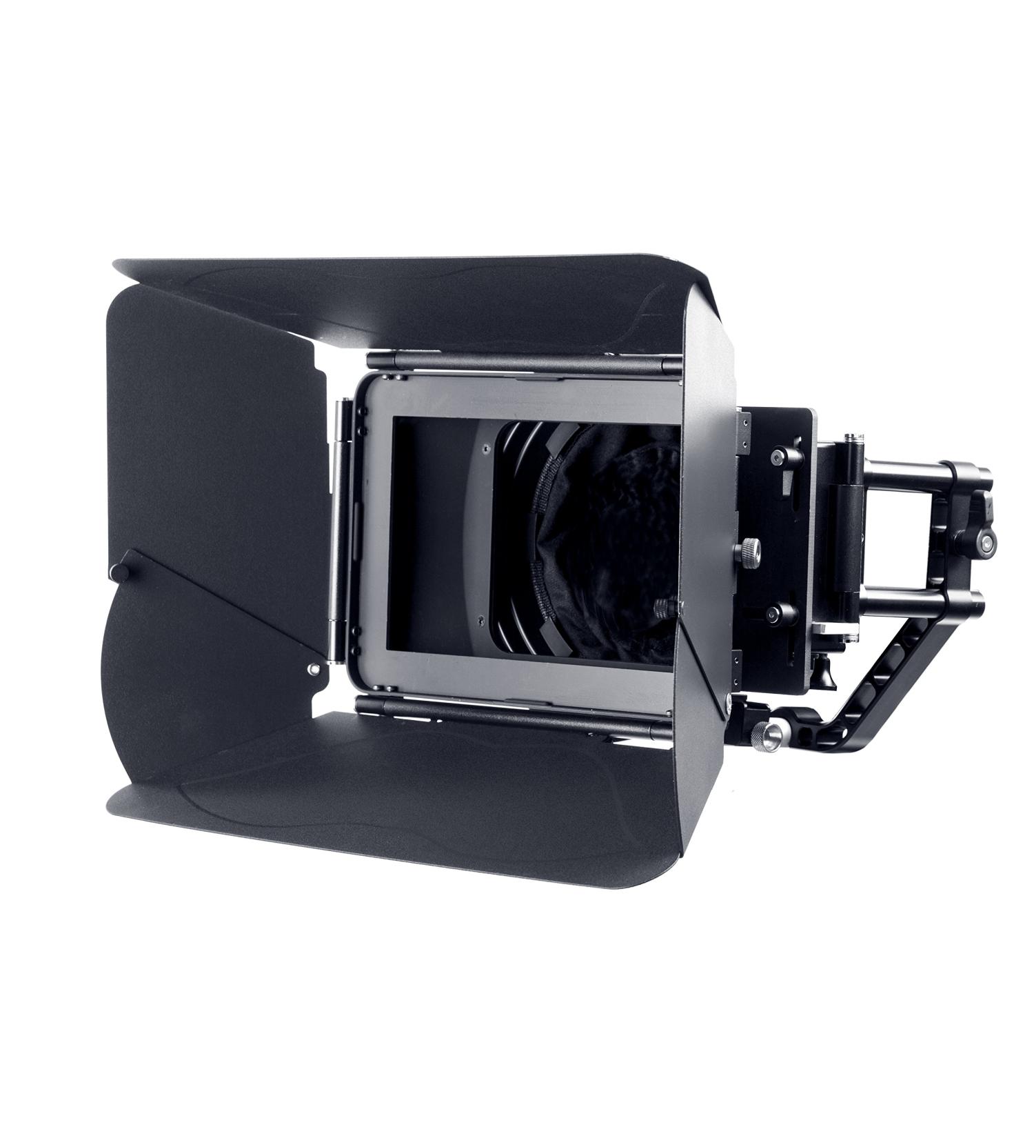 Movo/Sevenoak Professional Matte Box with Swing-Away Arm, French Flags, Side Wings, and Anti-Reflection Donut - 15mm Rod System - Buy Online on GoSupps.com