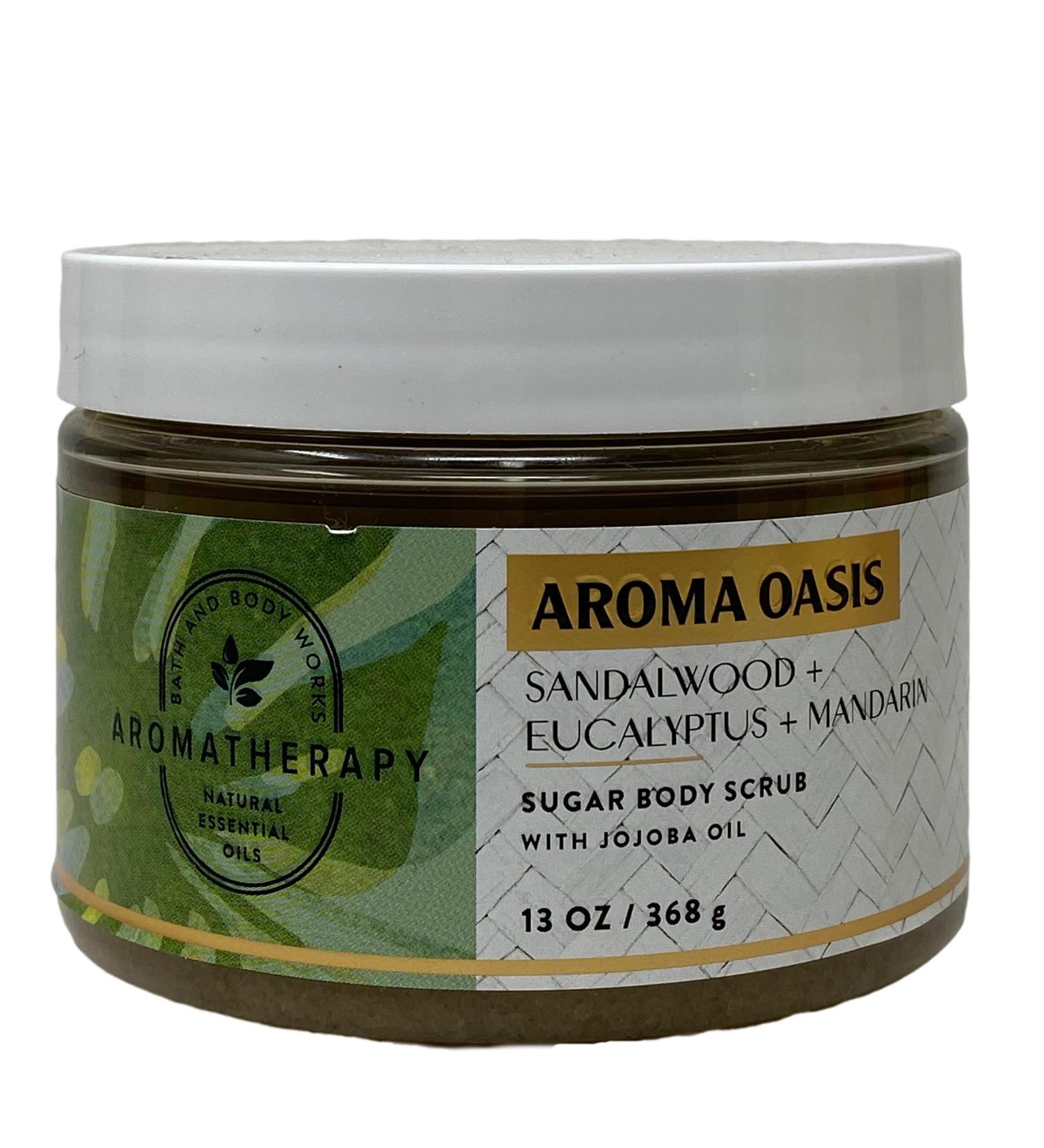 Shop Bath & Body Works Aromatherapy Oasis Sandalwood Eucalyptus Mandarin Body Scrub - 13 oz | International Shipping Available - Buy Online on GoSupps.com
