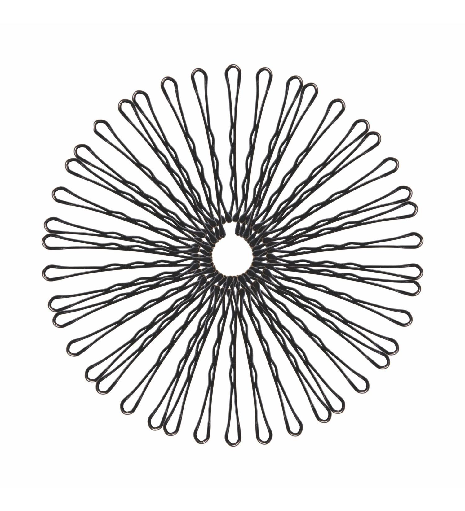 Waved Hair Grip Professional Hair Styling Pins For Thick Thin Curly Heavy Hair Women Strong Bobby Ideal For Hair style Extension Casual Party Office bride wedding nikah Daily Wearing 200pc (BLACK) - Buy Online on GoSupps.com