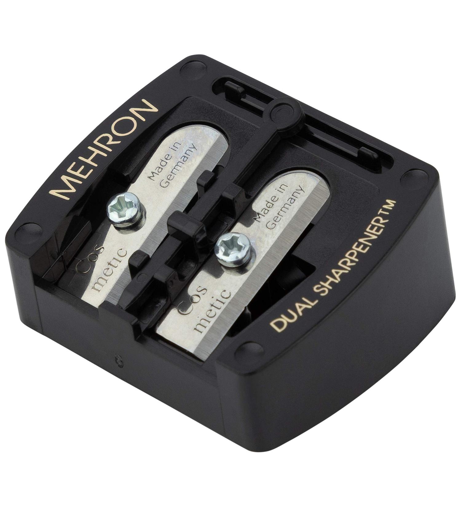 Mehron Makeup Pro-Pencil Dual Sharpener - Black | Precision Sharpening Tool - Buy Online on GoSupps.com