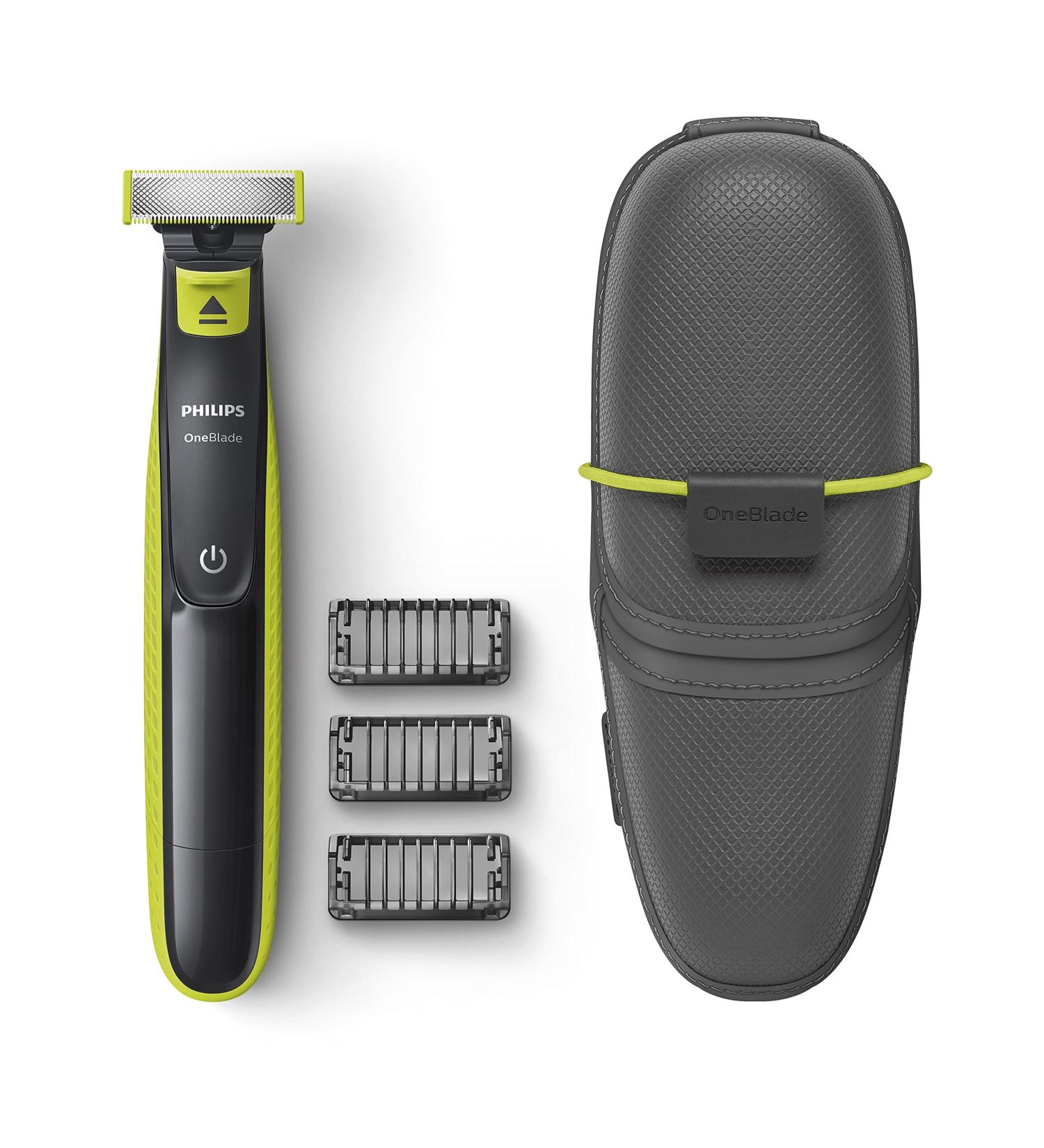 Philips QP2520/65 OneBlade Trim, Edge & Shave Kit - Yellow/Black - Buy Online on GoSupps.com