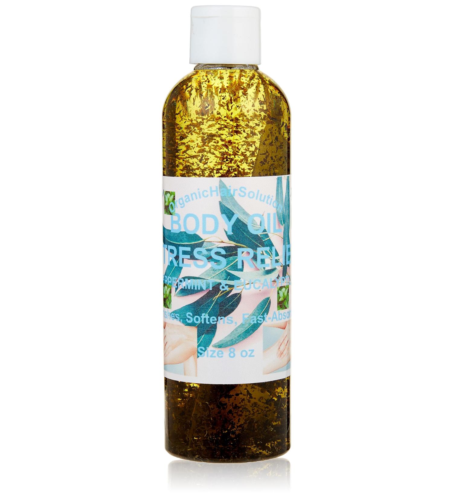 Organic Hair Solution- NOURISHING BODY OIL WITH (Mint & Eucalyptus)-Plant-based Formula Dry Skin Moisturizer & Hydrating Body Massage Oil for Radiant & Healthy Glow Nourishing After Shower & Bath - Buy Online on GoSupps.com