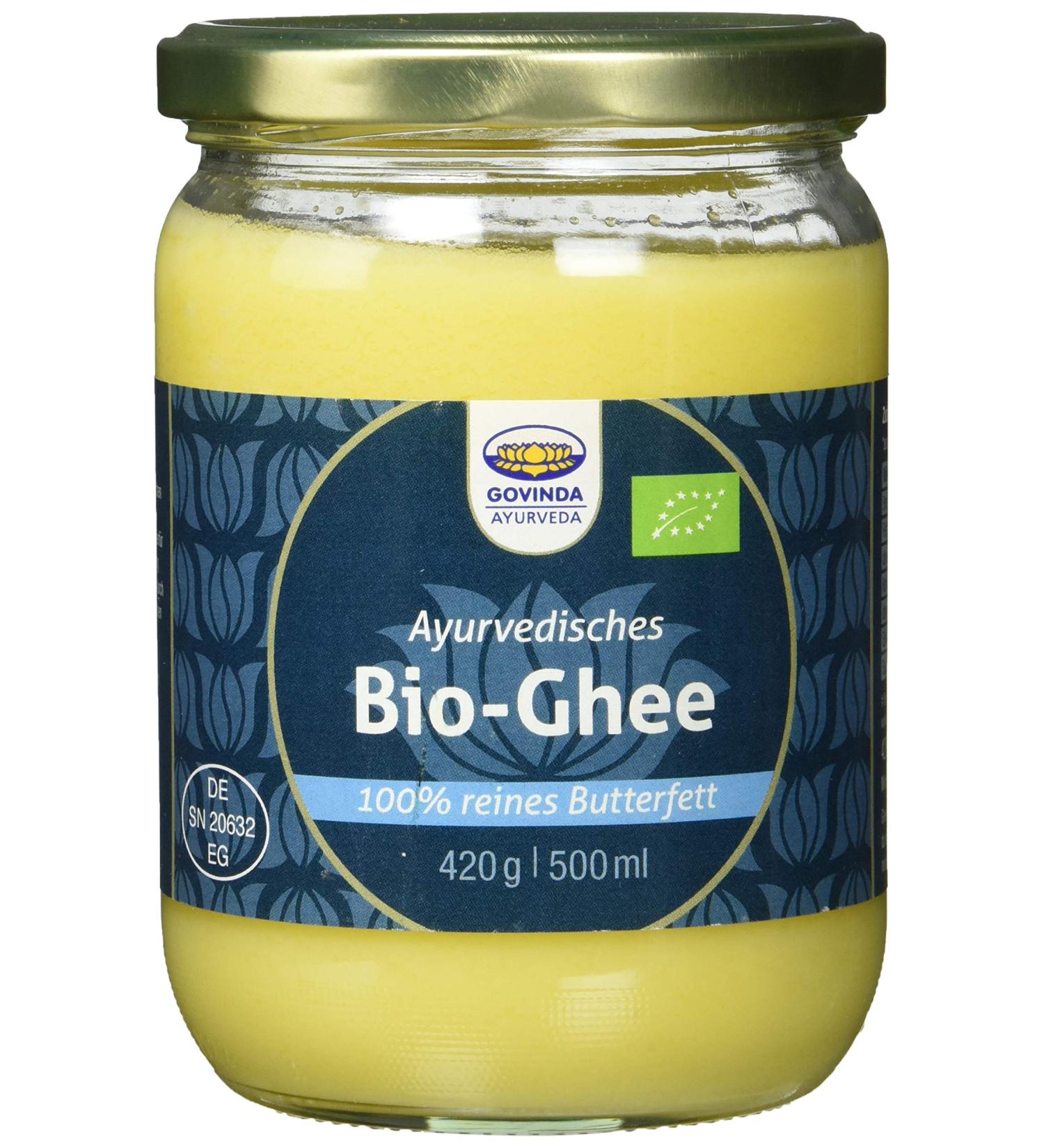 GOVINDA Ayurvedic Organic Ghee - Premium 420g Pack | Buy Organic Ghee Online for Health Benefits - Buy Online on GoSupps.com