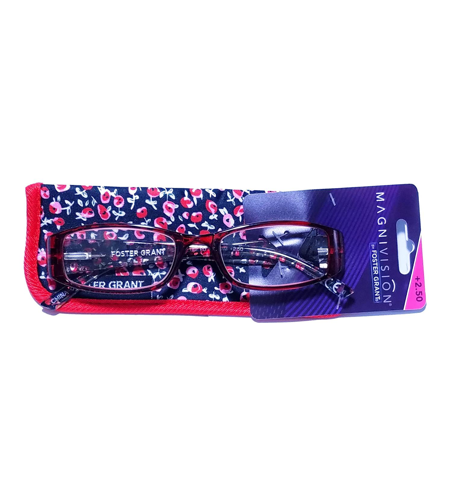 Foster Grant Thelma Women's Reading Glasses Eyeglasses with Case +1.50