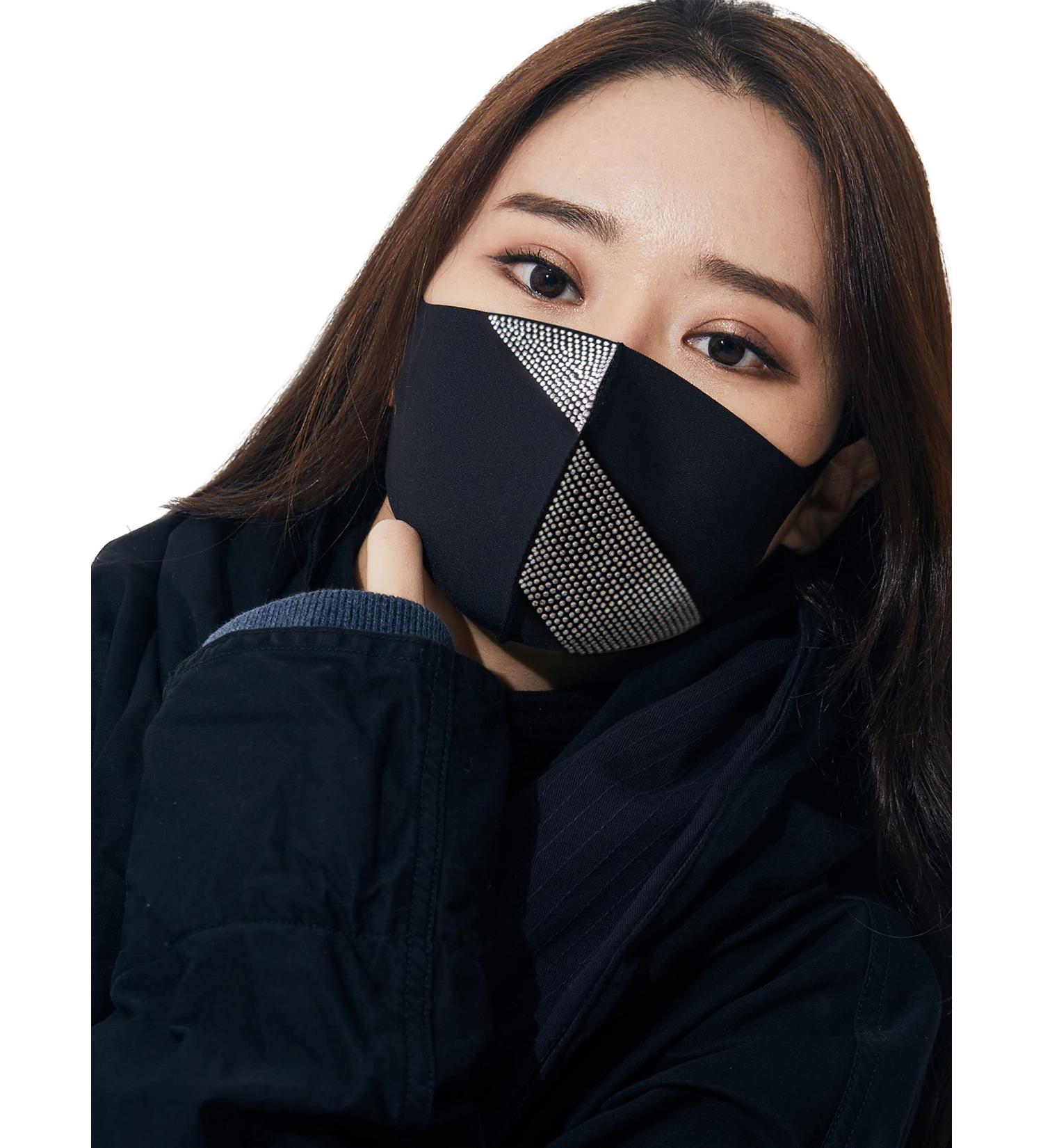 LOOKA Protective Fashion Crystal Mask - Washable Reusable & Comfortable AG Prism Crystal (Small Medium) - Shop Internationally - Buy Online on GoSupps.com