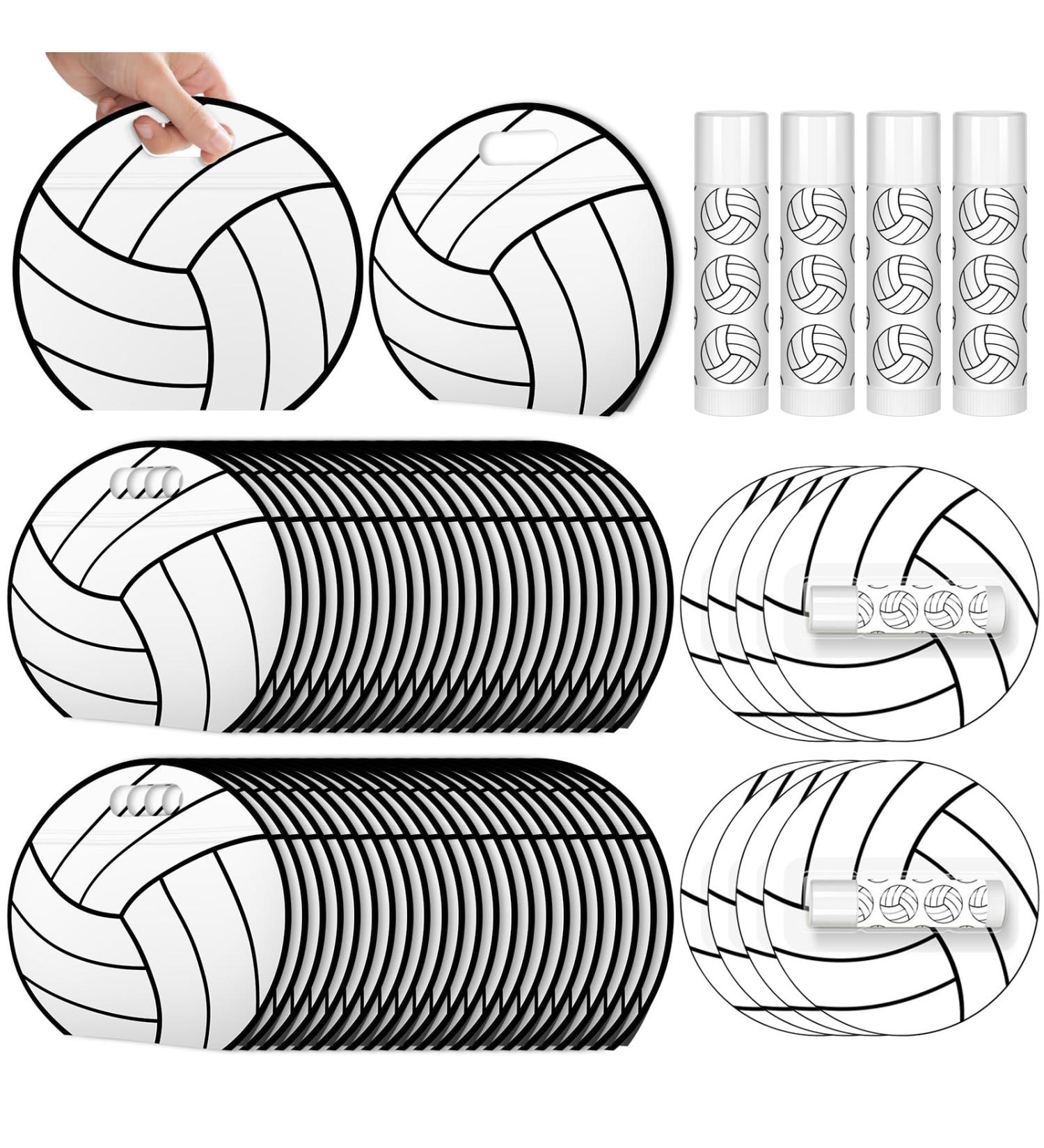24pcs Volleyball Gift Bags & 12 Pack Volleyball Lip Balm - Buy Online on GoSupps.com