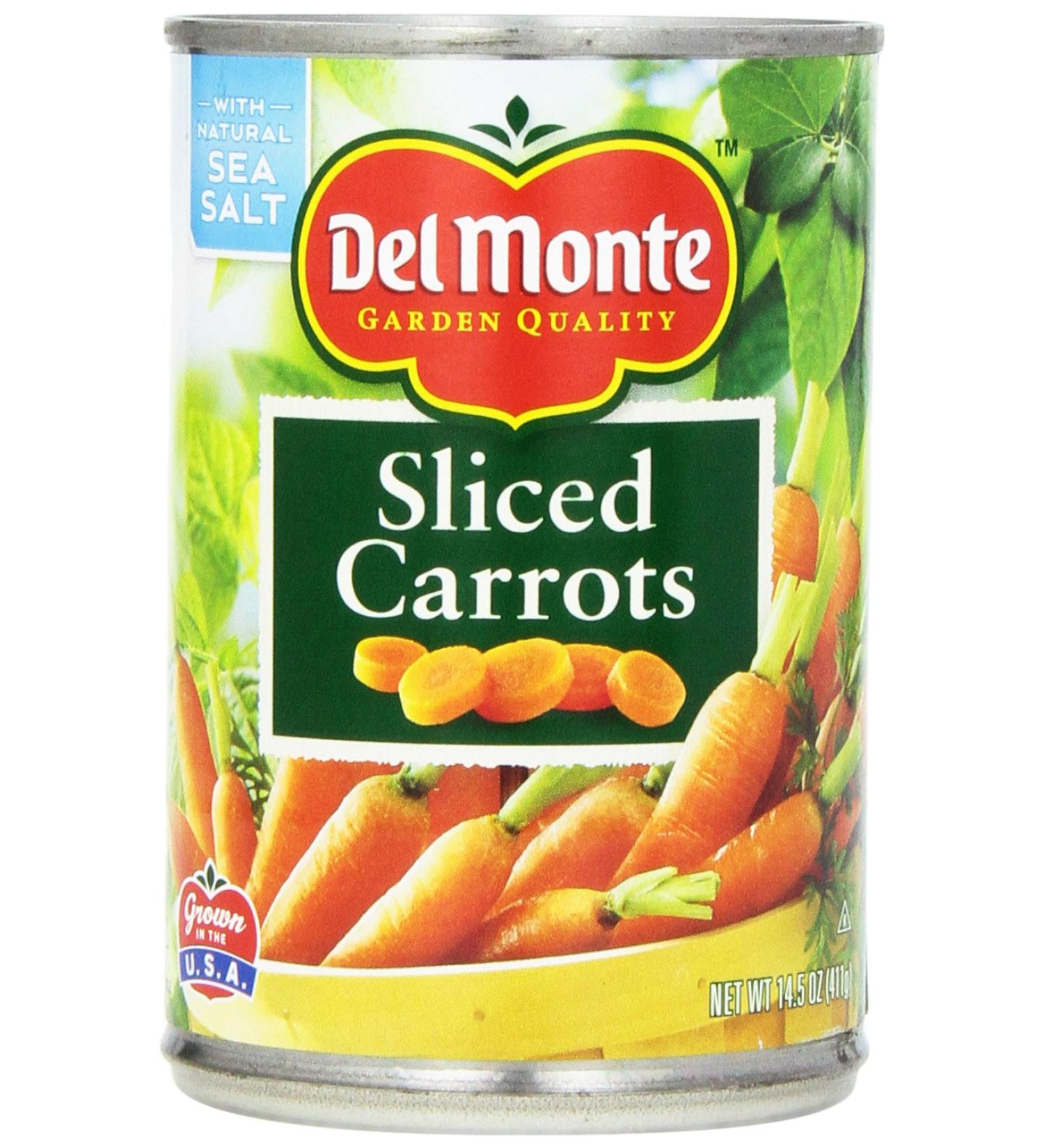 Del Monte Sliced Carrots 14.5oz (Pack of 8) - Fresh, Convenient, and Value Pack - Buy Online on GoSupps.com