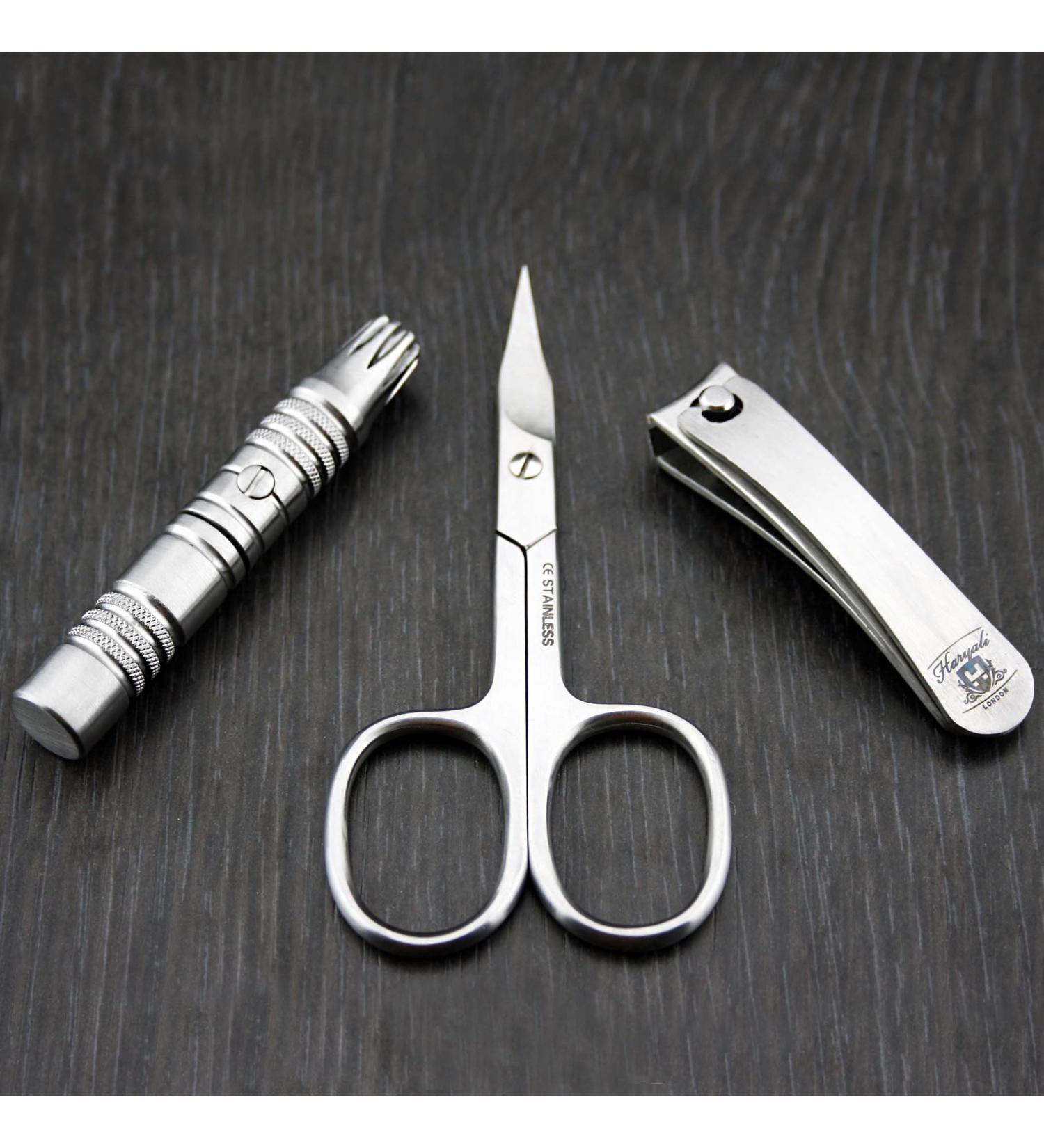 Premium Stainless Steel Nail Scissors Cuticle Scissors Nail Clippers & Nose Trimmers - Durable Sharp Perfect for Precision Grooming - Buy Online on GoSupps.com
