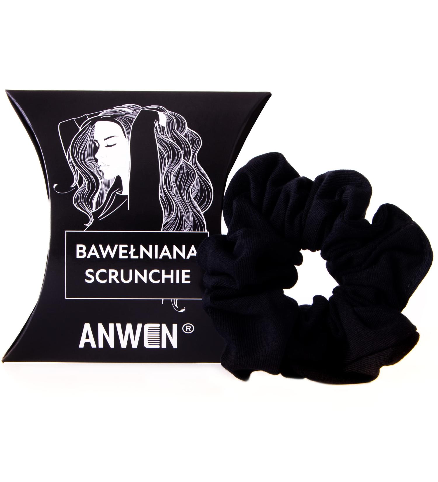 Anwen Scrunchie elastic band does not tear hair cotton