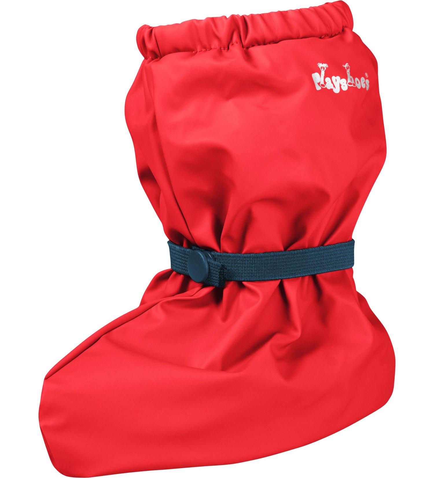 Playshoes Waterproof Fleece-Lined Kid's Footies - Medium Red | Cozy Unisex Pantuflas - Buy Online on GoSupps.com
