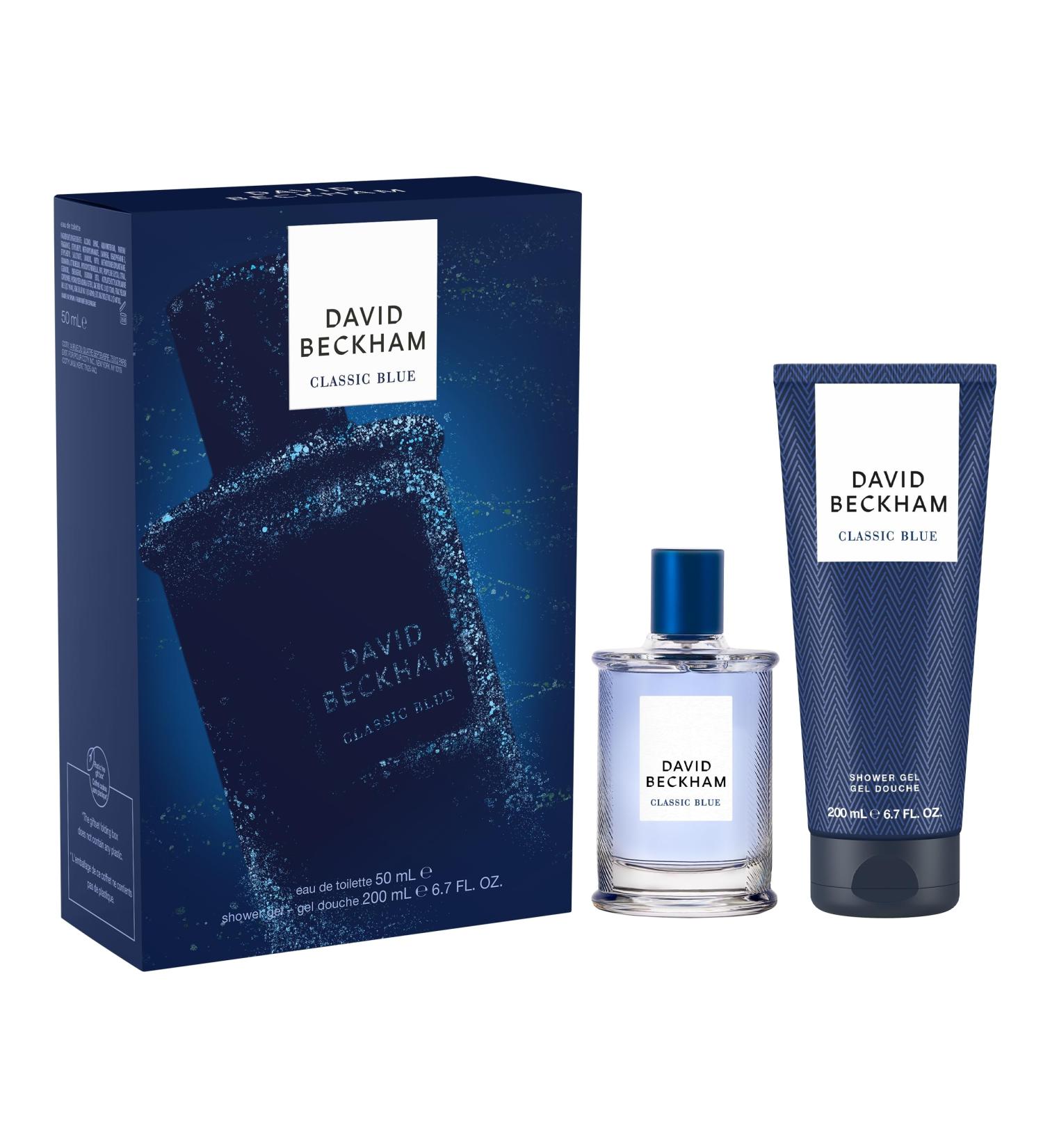 David Beckham Classic Blue 2 Piece Gift Set Notes of Grapefruit Cashmere Wood and Musk Men's Fragrance Long Lasting Everyday Fragrance David Beckham Classic 8.4 Fl Oz (Pack of 1) - Buy Online on GoSupps.com
