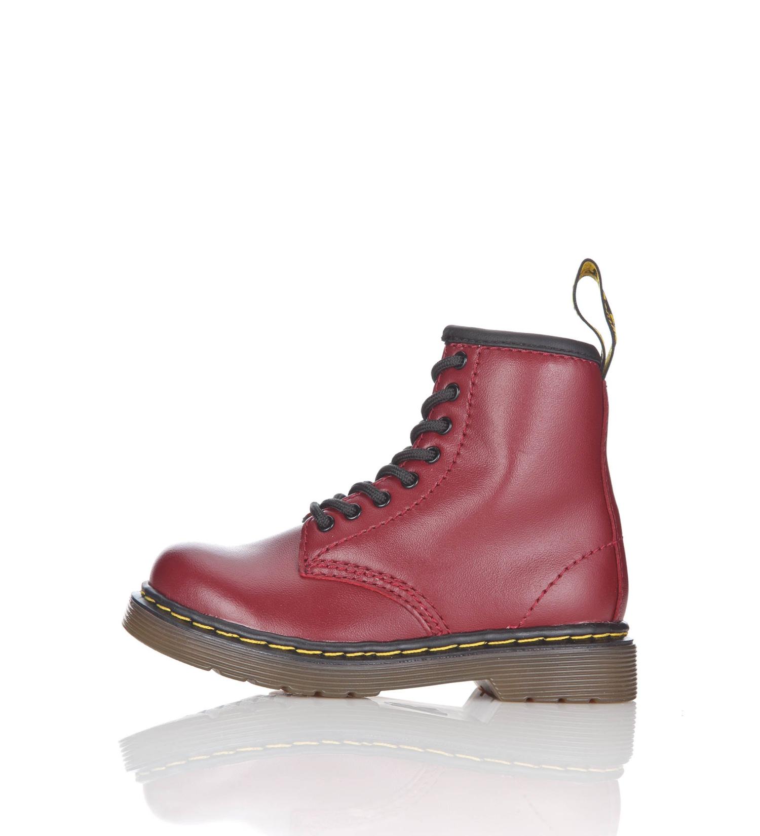 Dr. Martens 1460 T Kids Ankle Boots - Cherry Red - Size 5.5 Child UK (22 EU) - Buy Online on GoSupps.com