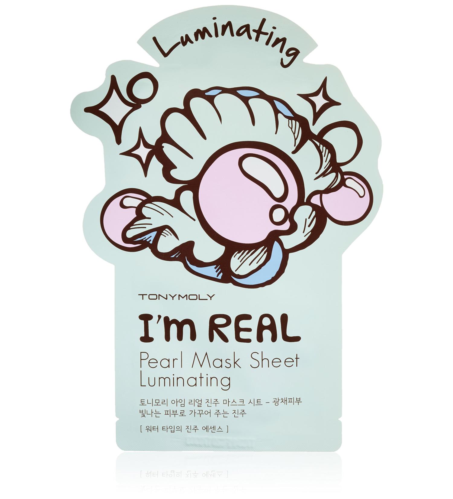 TONYMOLY I'm Real Pearl Luminating Mask Sheet 1 Count