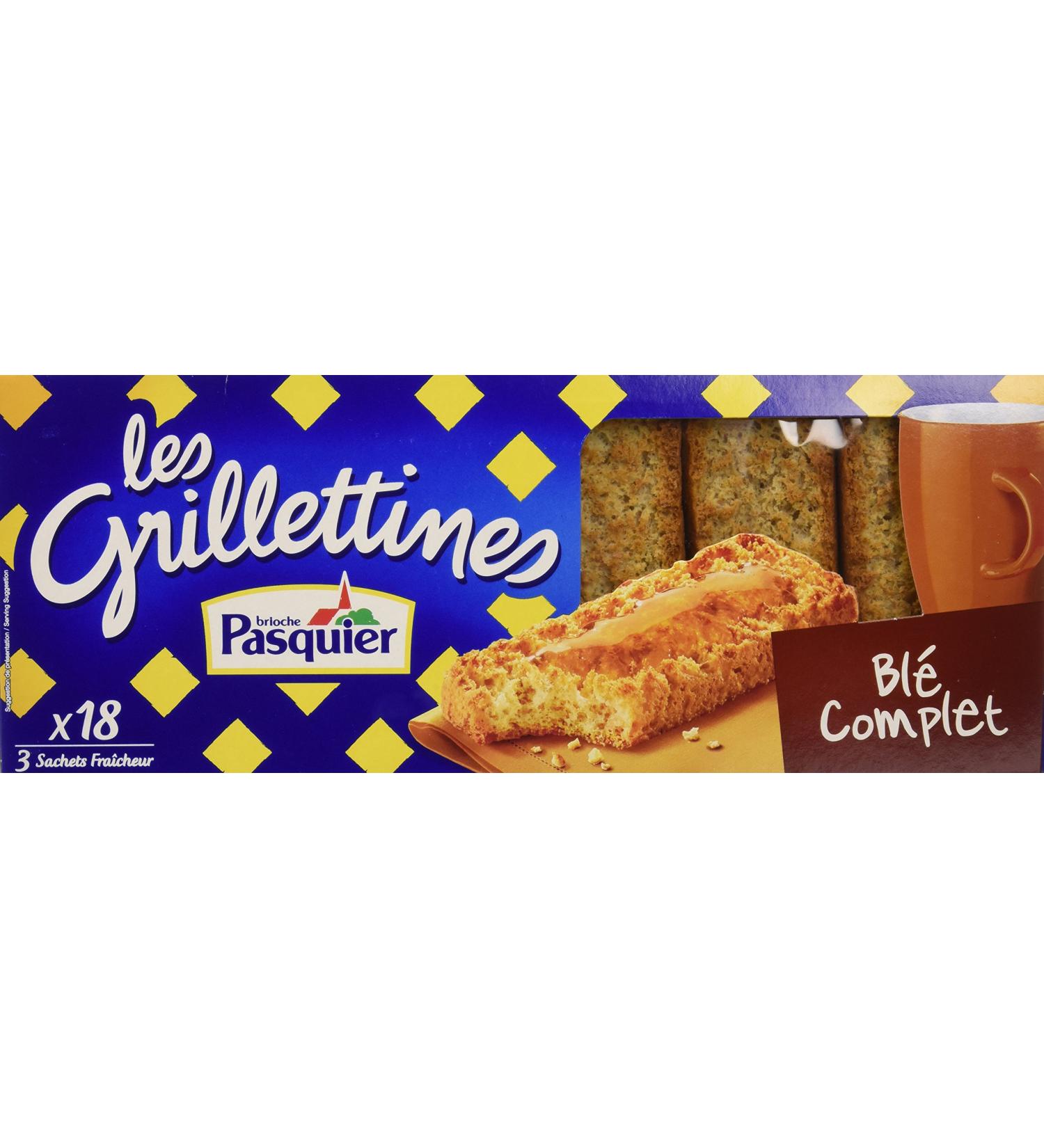 Pasquier Les Grilletines Whole Wheat x 18 3 Freshness Sachets - Buy Online on GoSupps.com