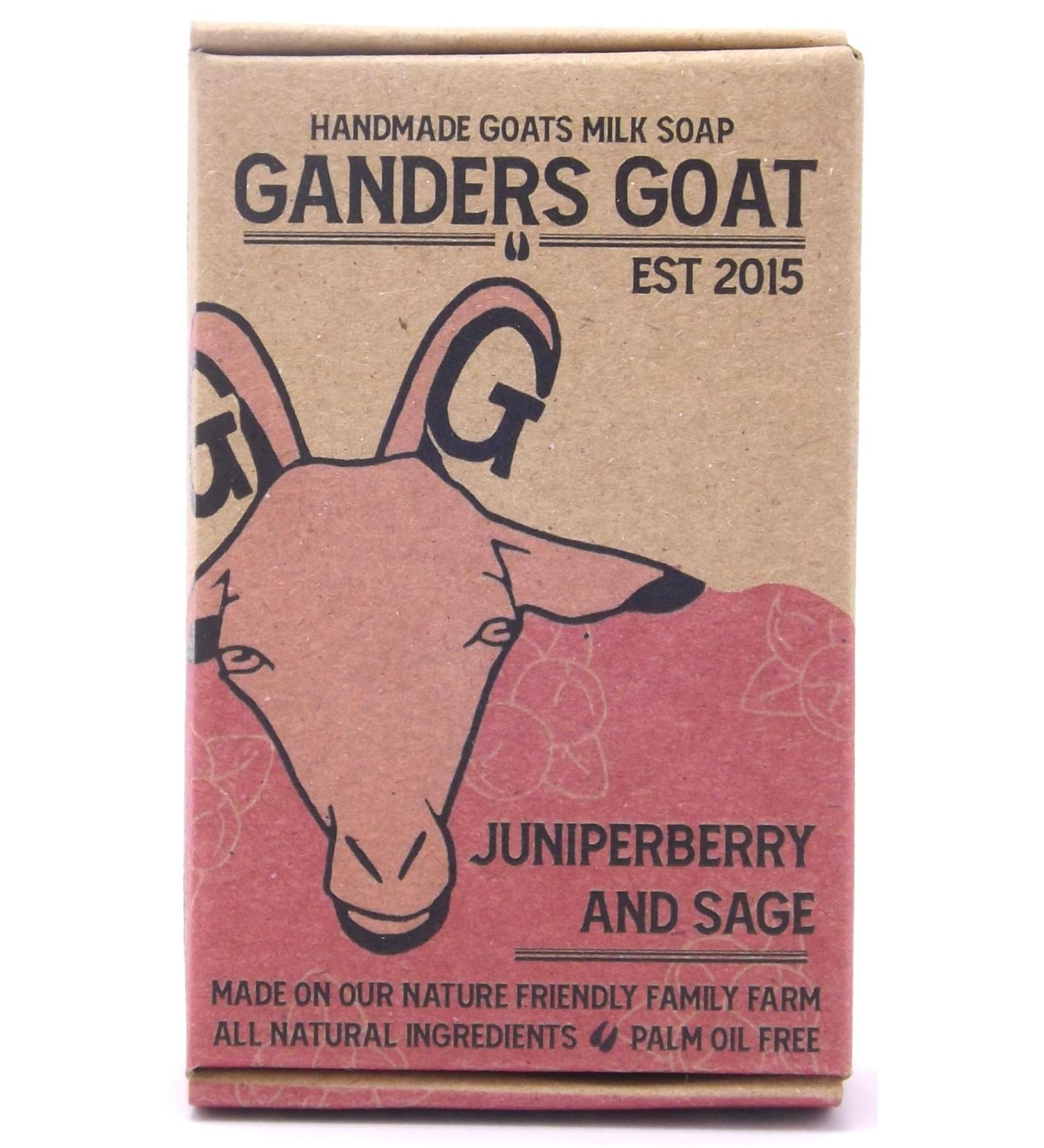 Juniper and Sage Scented Goat Milk Soap 100g Minimal Ingredients Palm Oil Free Handmade Biodegradable. - Buy Online on GoSupps.com