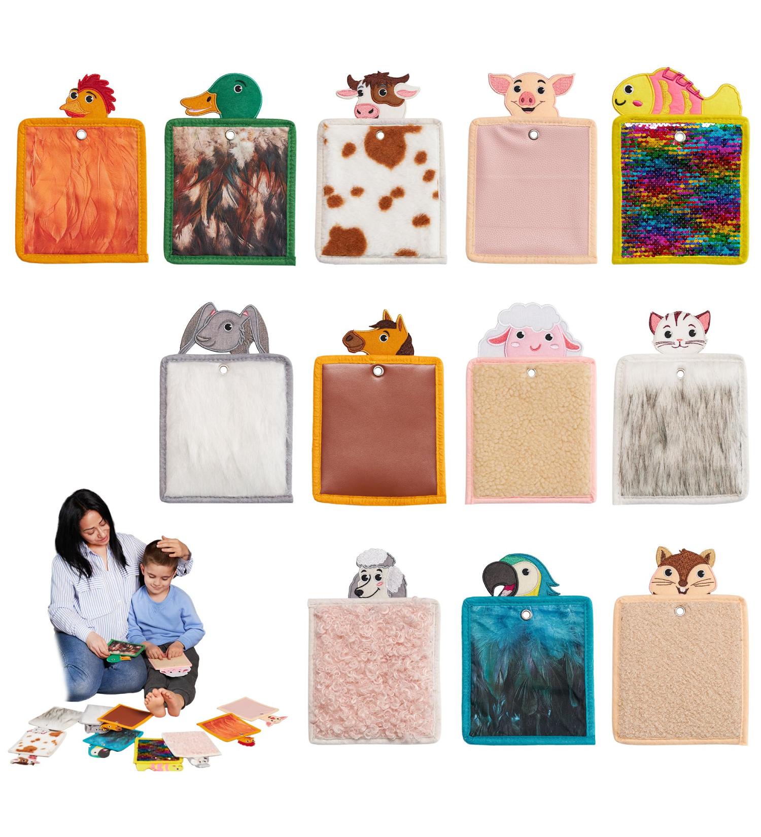 Buy Sensory Mats for Children - Tactile Tiles for Autism Learning & Play | 12-Pack Sensory Pads & Mats for Kids - Buy Online on GoSupps.com
