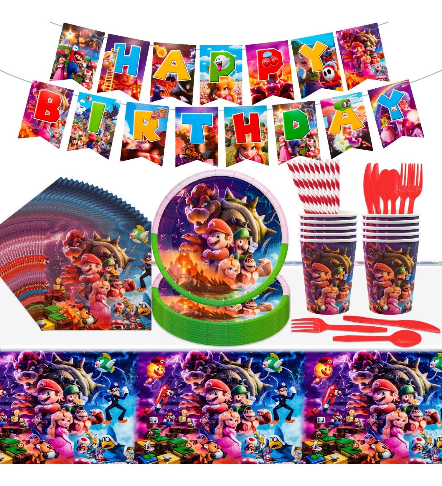Yumcute 84PC Ma Rio Birthday Decoration Set | Children's Birthday Party Supplies for 10 | Tablecloth Cocks & More | International Shipping Available - Buy Online on GoSupps.com