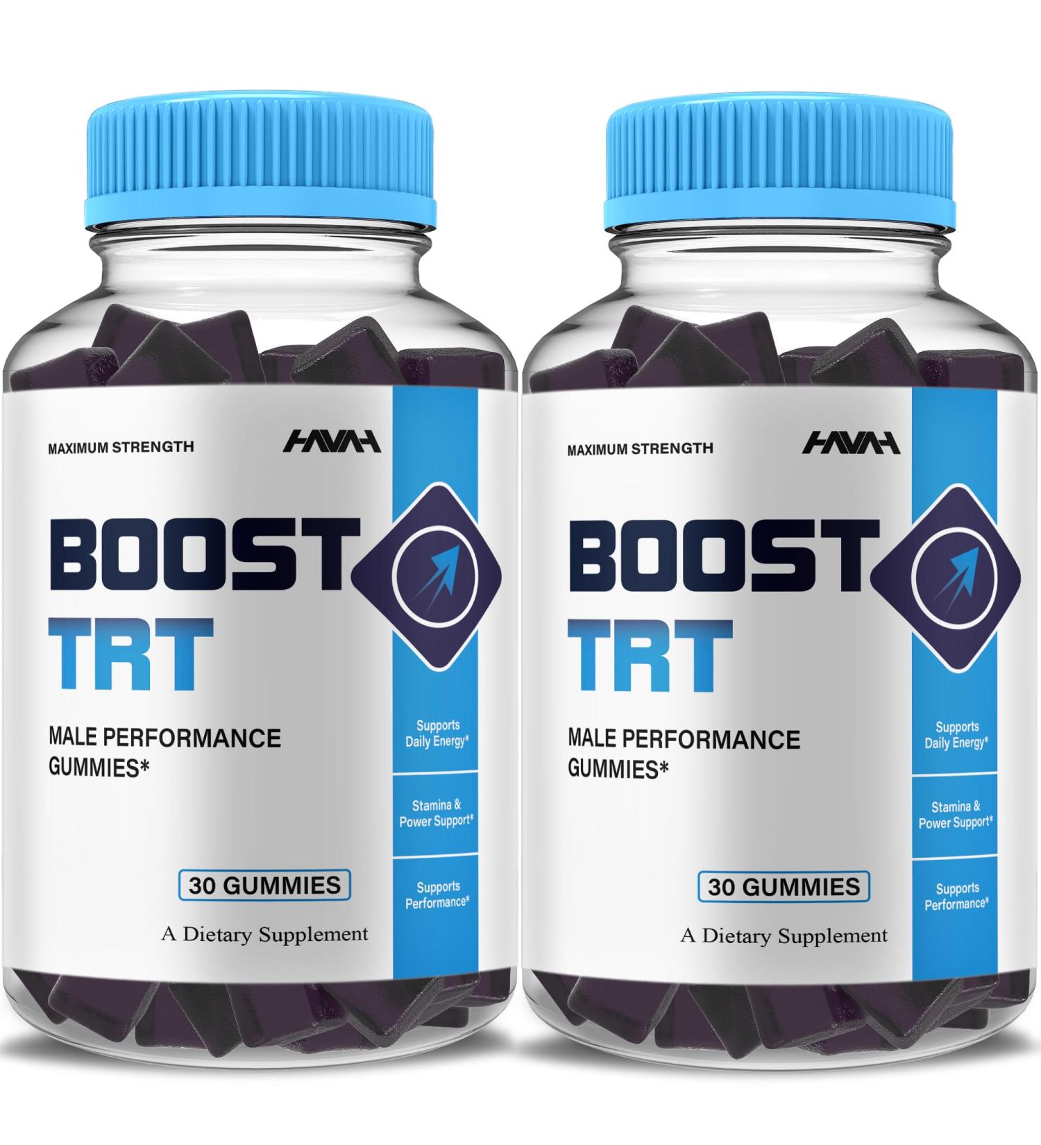 (2 Pack) Boost TRT Maximum Strength Performance Gummies BoostTRT Gummy Supplement Boost TRT Maximum Strength Advanced Shilajit Multivitamin Supplement BoostTRT Health Gomitas (2 Month Supply) - Buy Online on GoSupps.com
