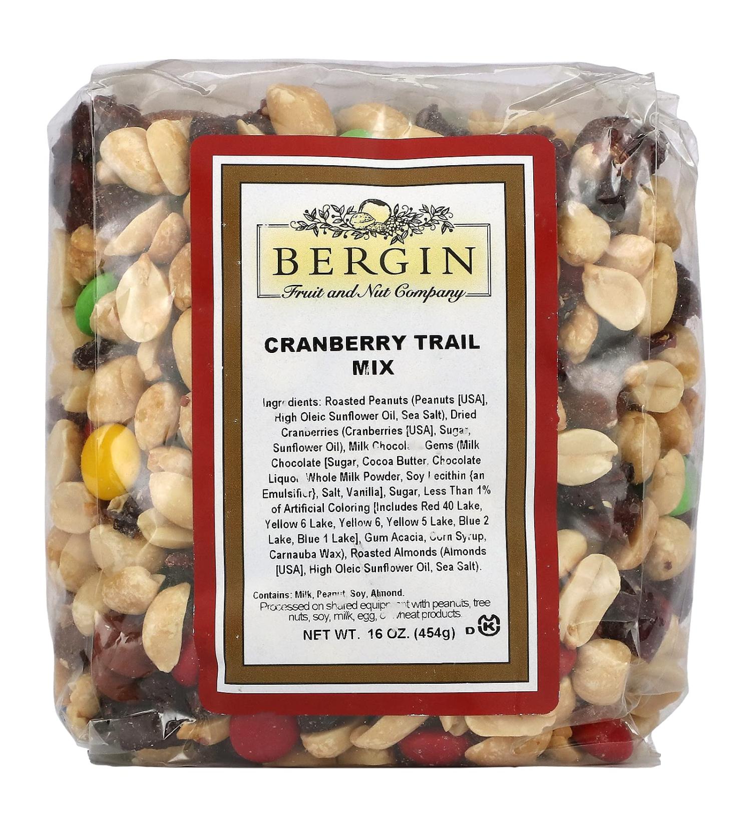 Bergin Fruit and Nut Company Cranberry Trail Mix 16 oz - Healthy Snack - Buy Online on GoSupps.com