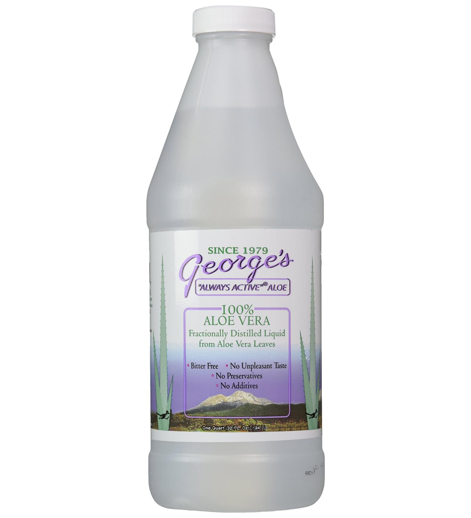 Georges Aloe Vera Drink 32 fl oz - Soothing Aloe Juice - 1 Pack - Buy Online on GoSupps.com