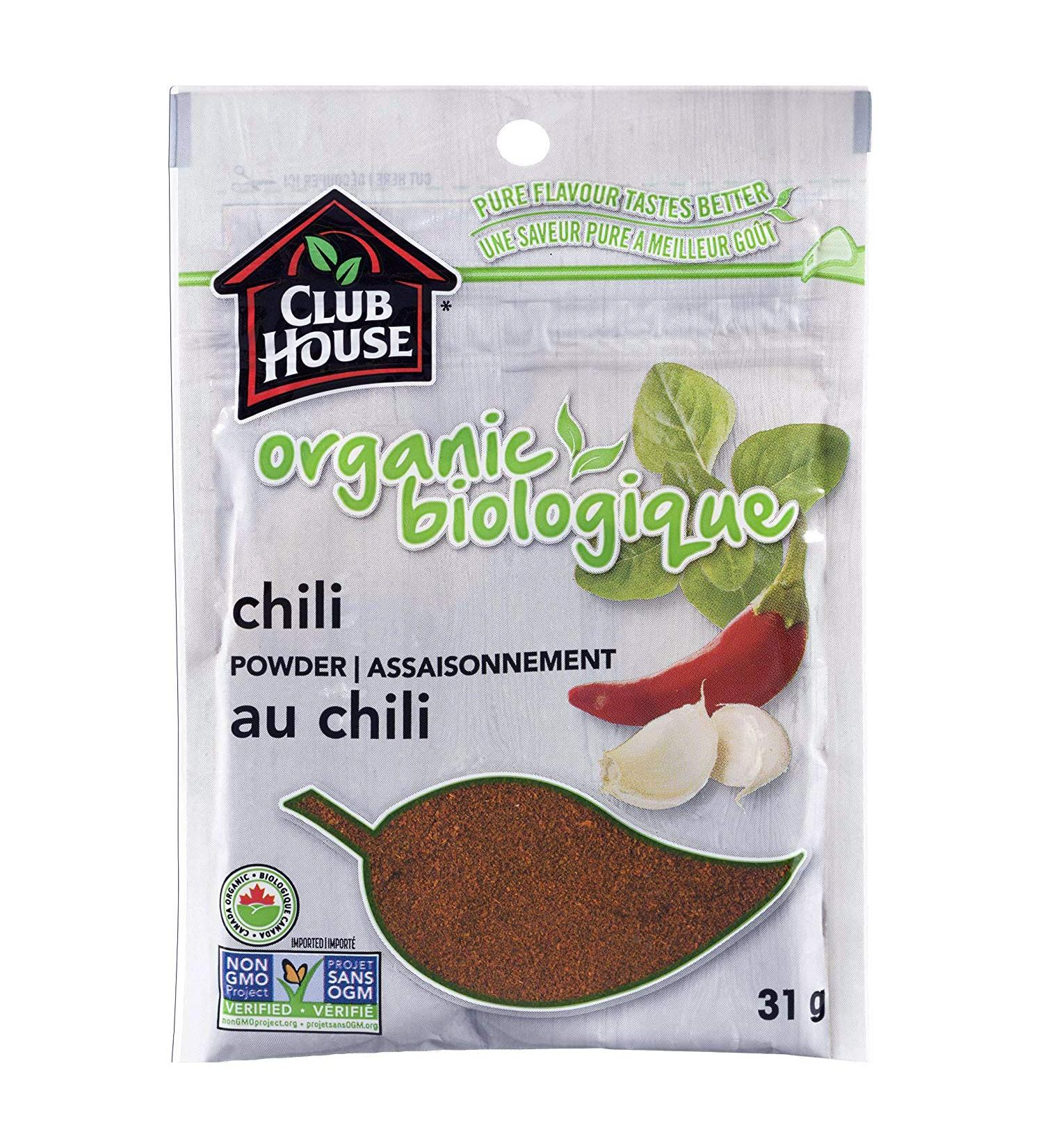 Club House Quality Natural Herbs & Spices Organic Chili Powder 31g 31 g (Pack of 1) - Buy Online on GoSupps.com