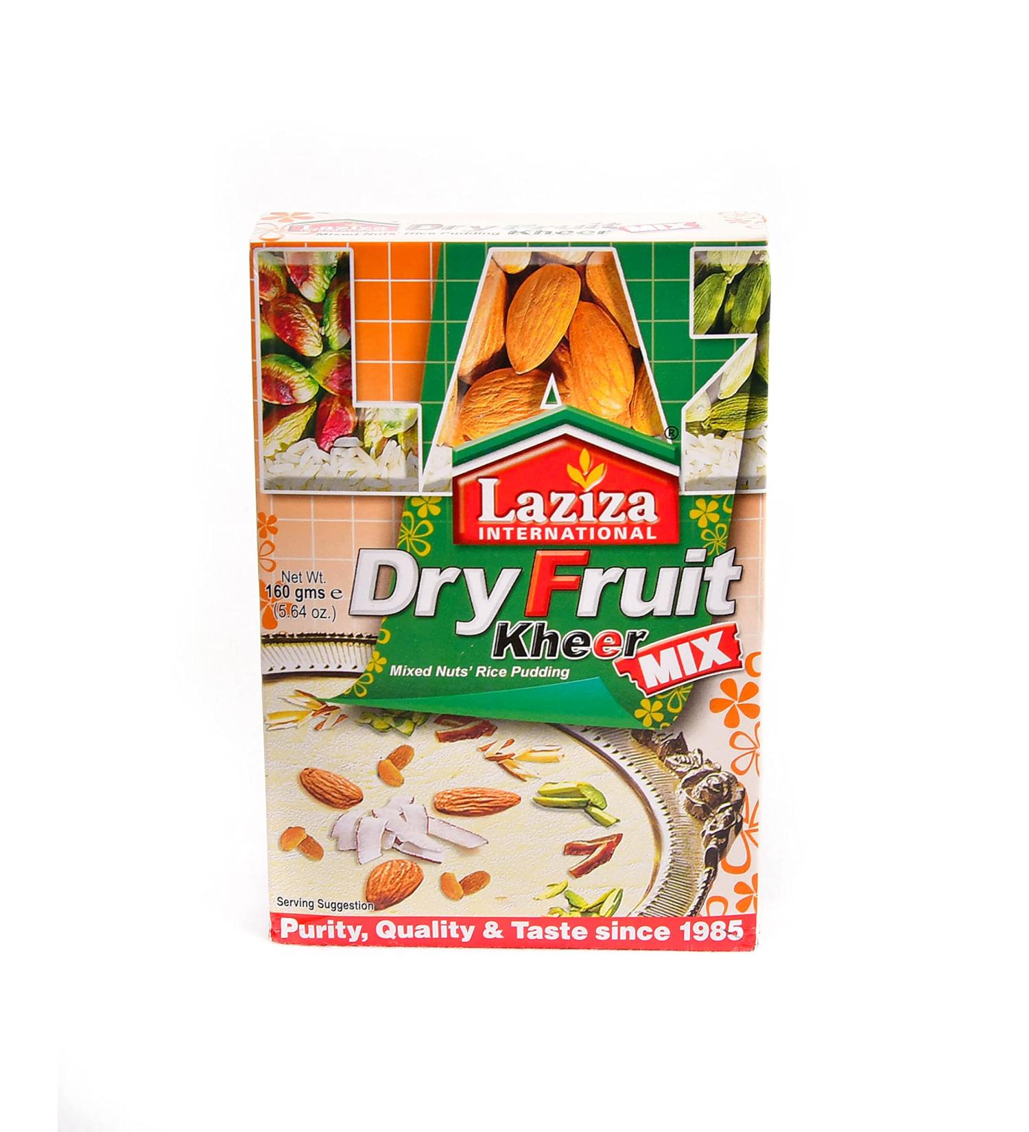 Laziza Kheer Mix | Dry Fruit Flavour | Indian Sweets Mix | 155g - Buy Online on GoSupps.com