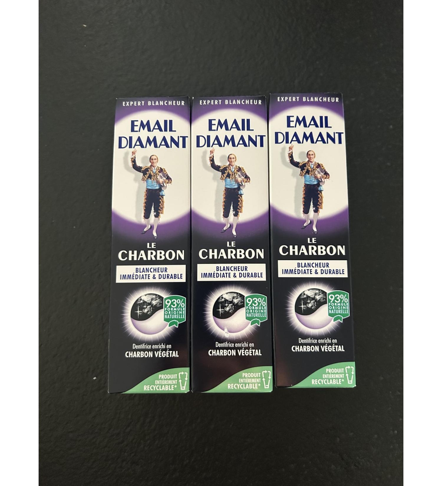  Email Diamant Diamond Enamel Charcoal 75 ml Pack of 3 - Buy Online on GoSupps.com