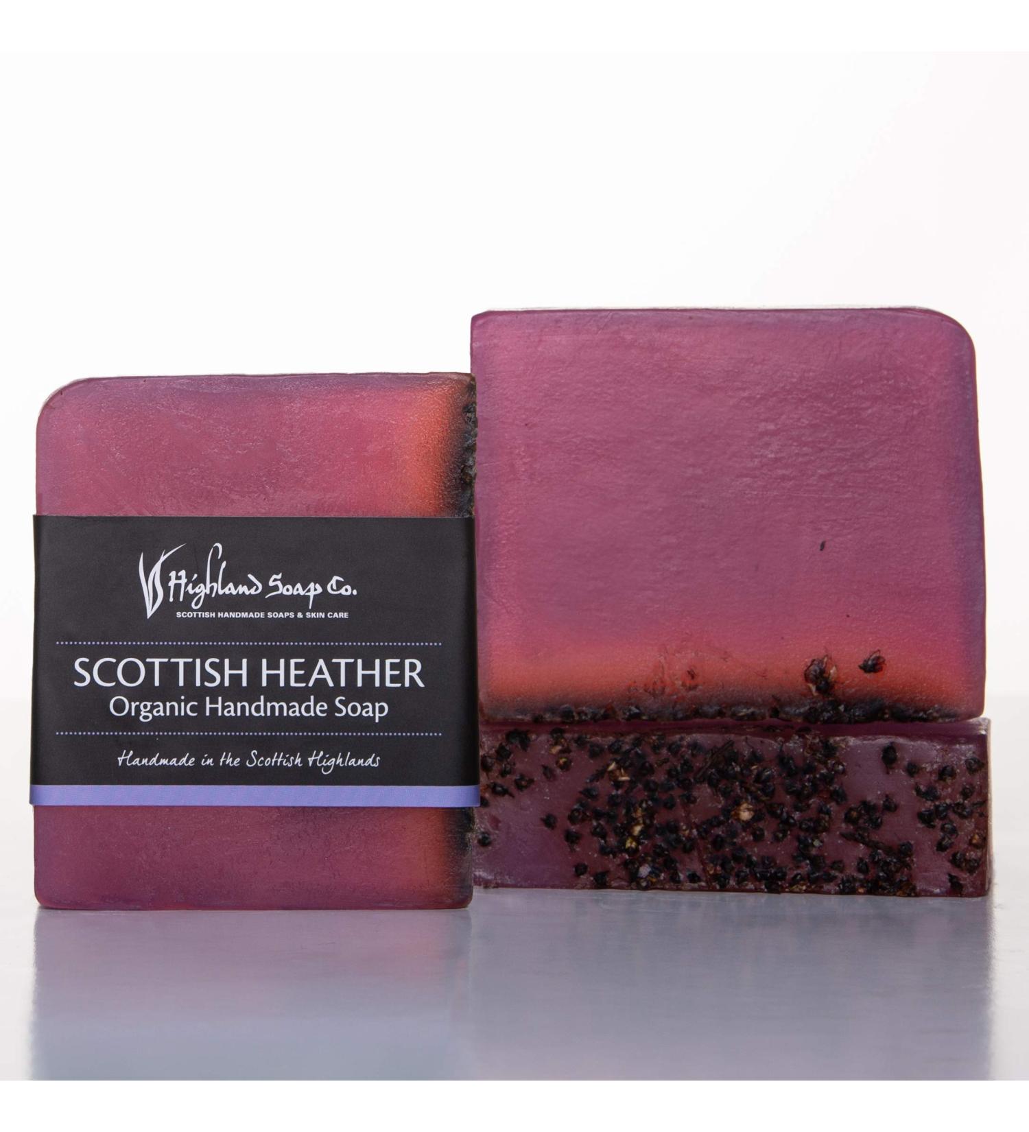 The Highland Soap Company Scottish Heather Organic Soap 150g