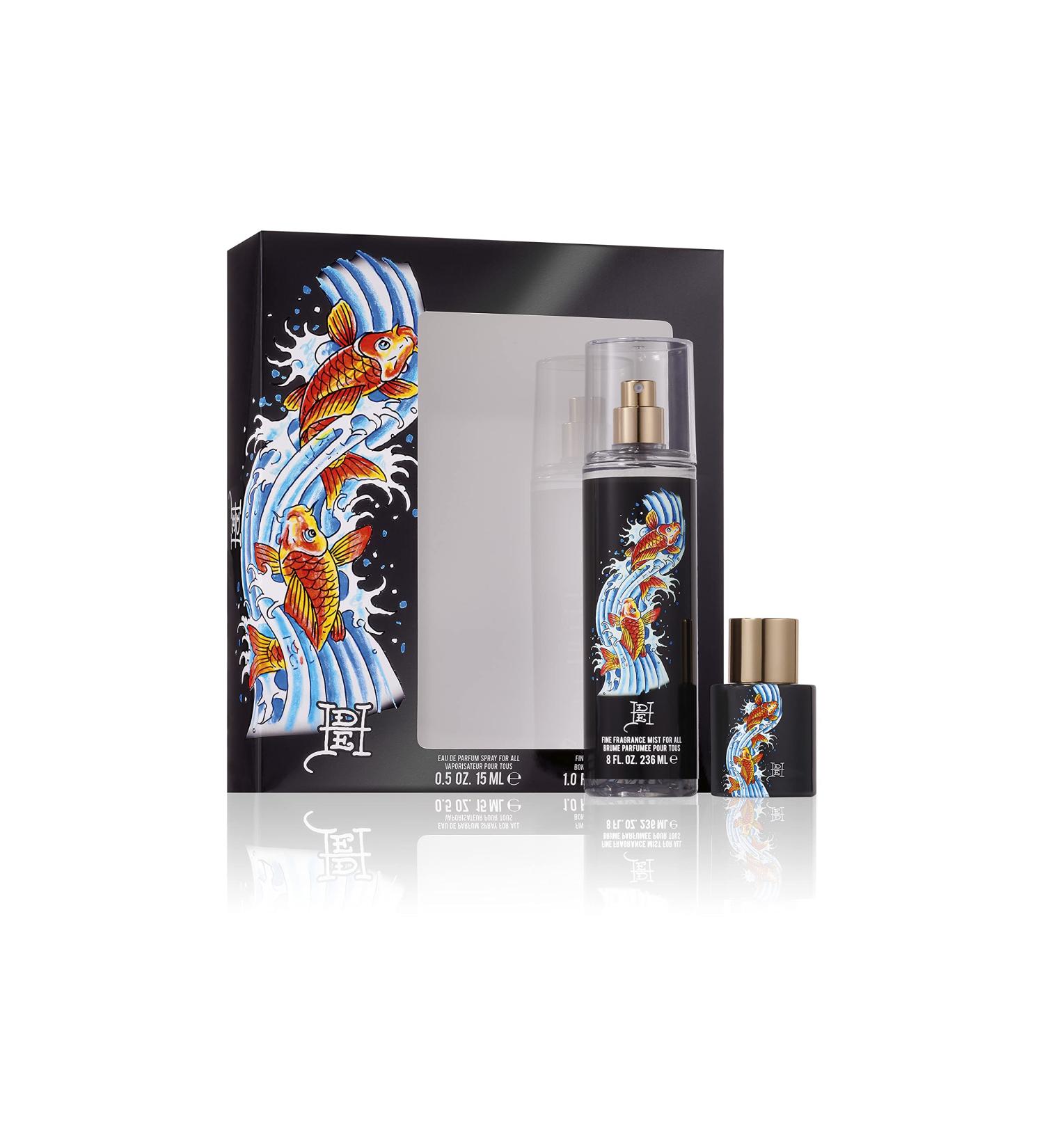 Ed Hardy Men & Women's Fragrance Set Eau De Parfum Koi Wave 2 Piece Set 9 Fl Oz (Pack of 1) gift set - Buy Online on GoSupps.com
