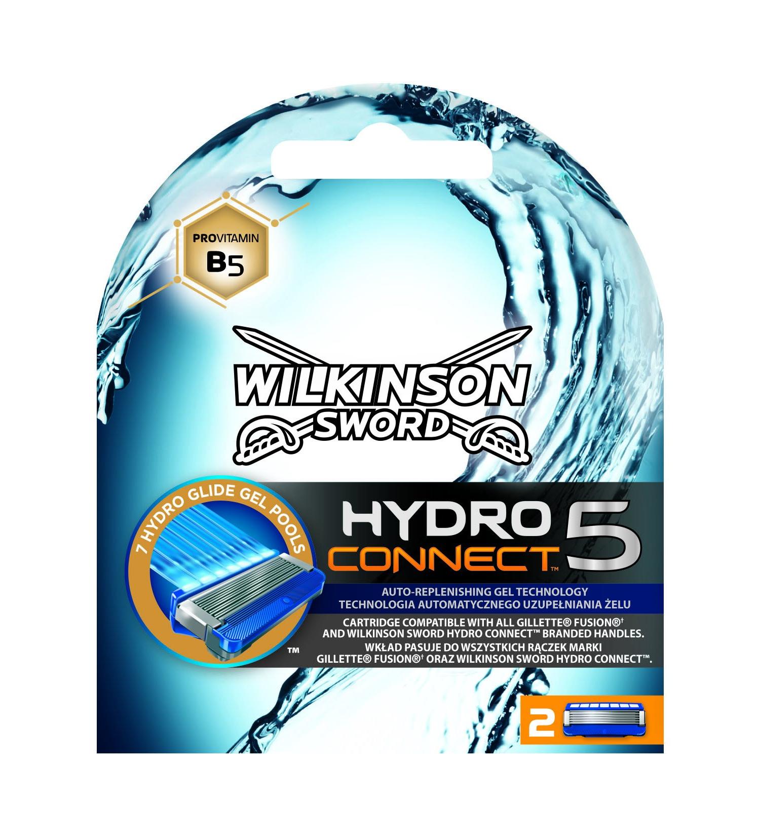 Wilkinson Sword Hydro Connect5 2 razor blades 2 pieces (1 pack)
