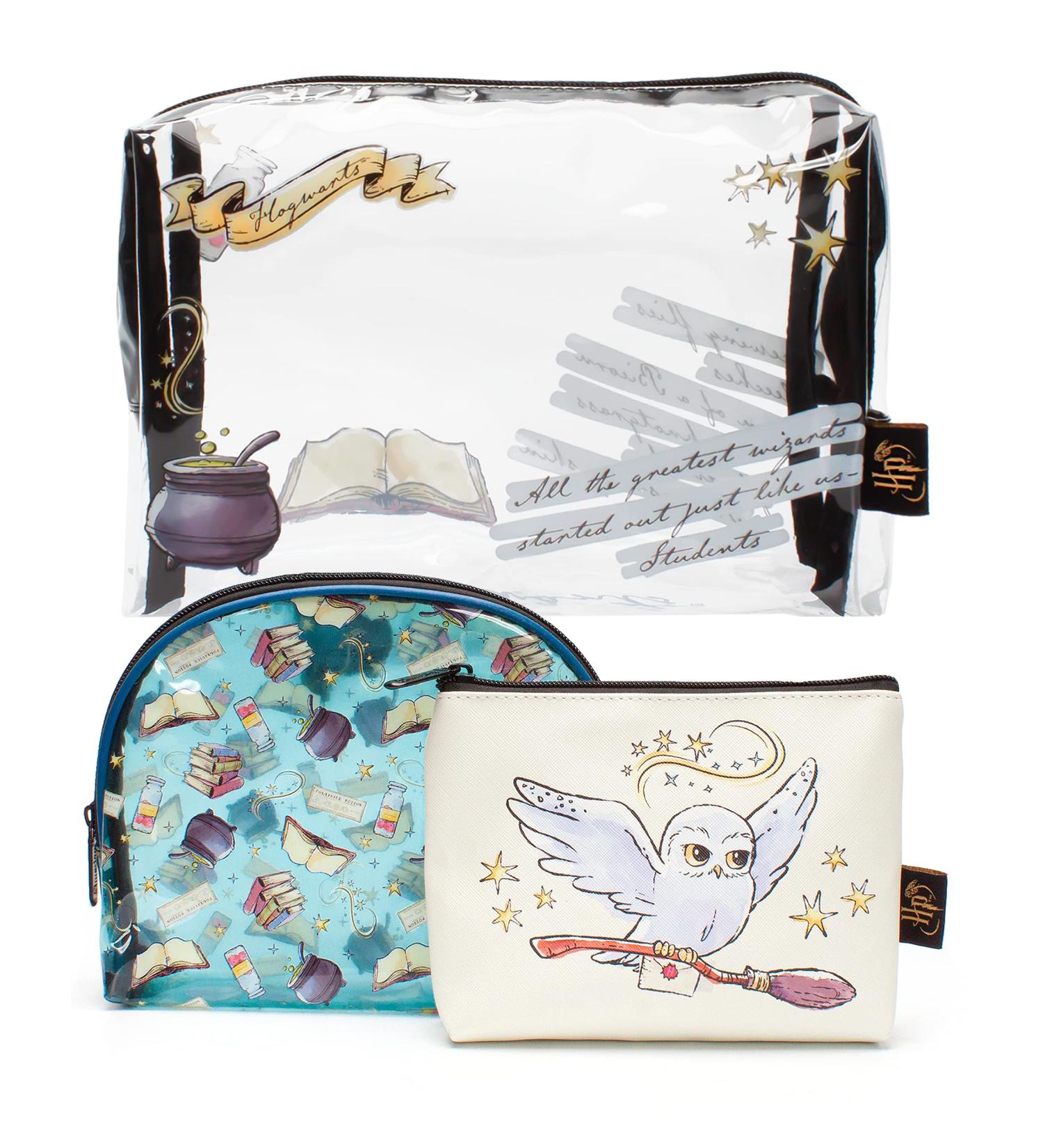 Harry Potter Hedwig Cosmetic Bags Set - Makeup Organizer Case for Girls and Ladies, Great Gift Idea - Buy Online on GoSupps.com