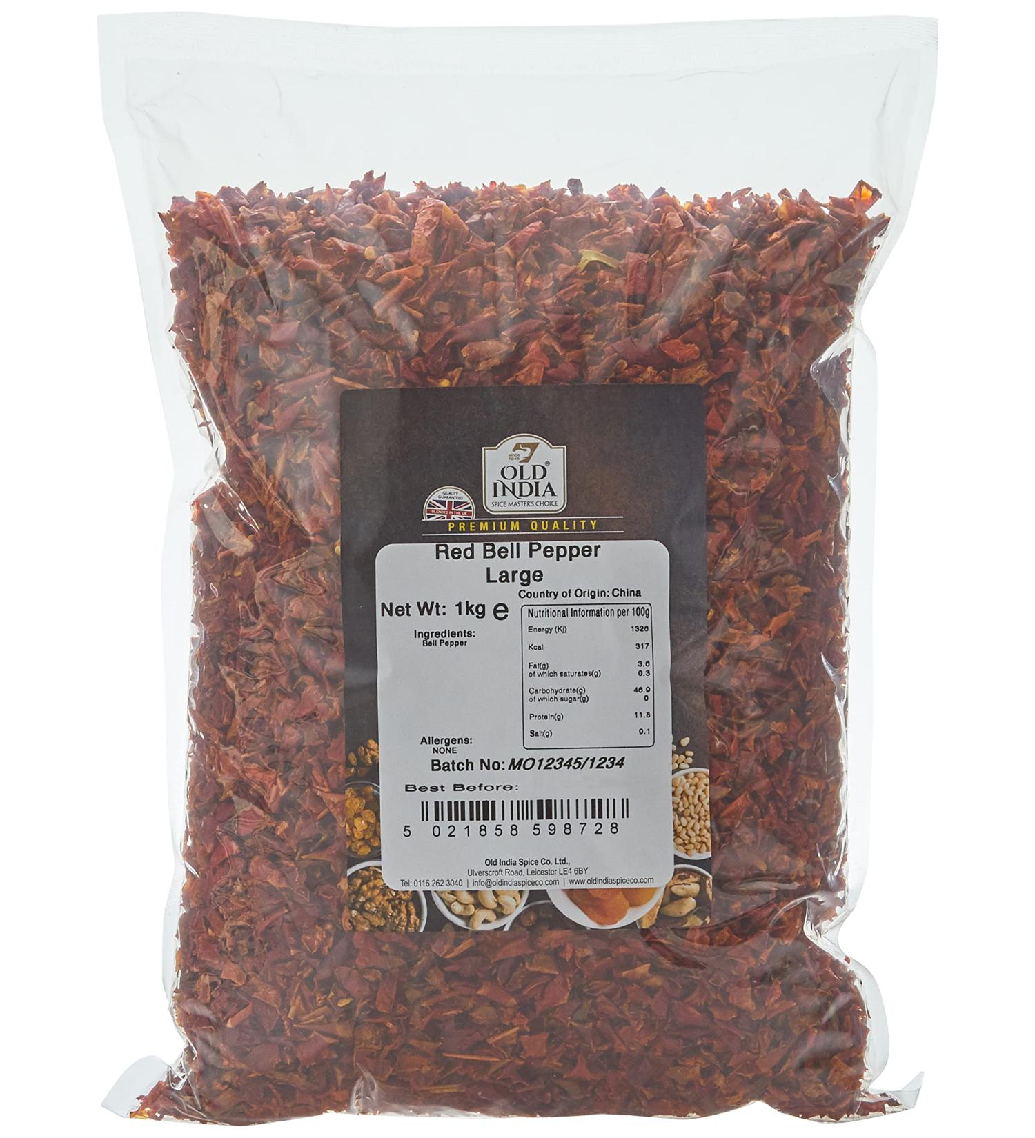 Old India Red Bell Pepper Large 1kg - Premium Quality, Fresh 1 kg (Pack of 1) - Buy Online on GoSupps.com