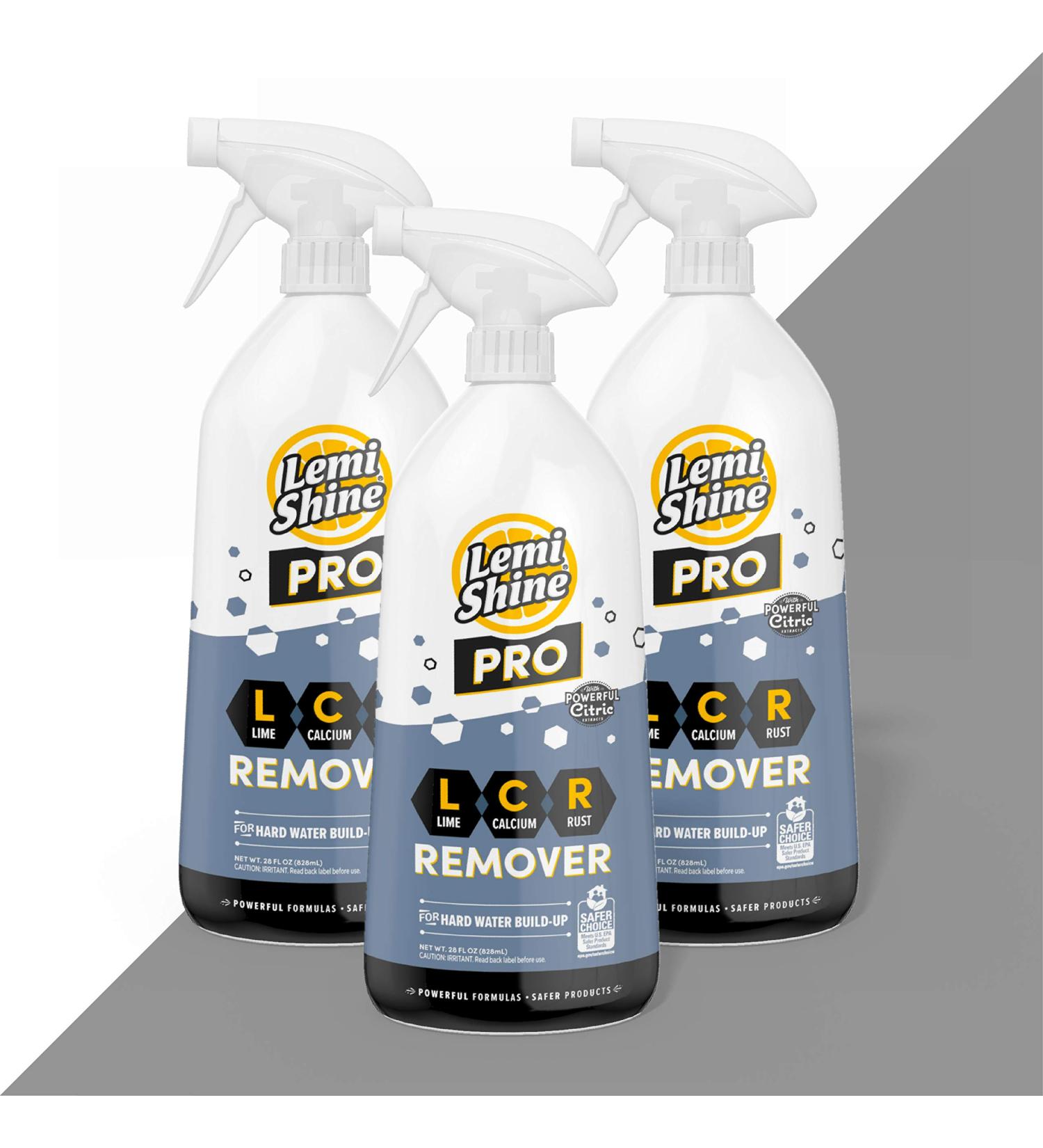 Lemi Shine Lime Calcium & Rust Remover 28oz - 3 Pack | Powerful Citric Acid Formula for Tough Rust and Stains - Buy Online on GoSupps.com