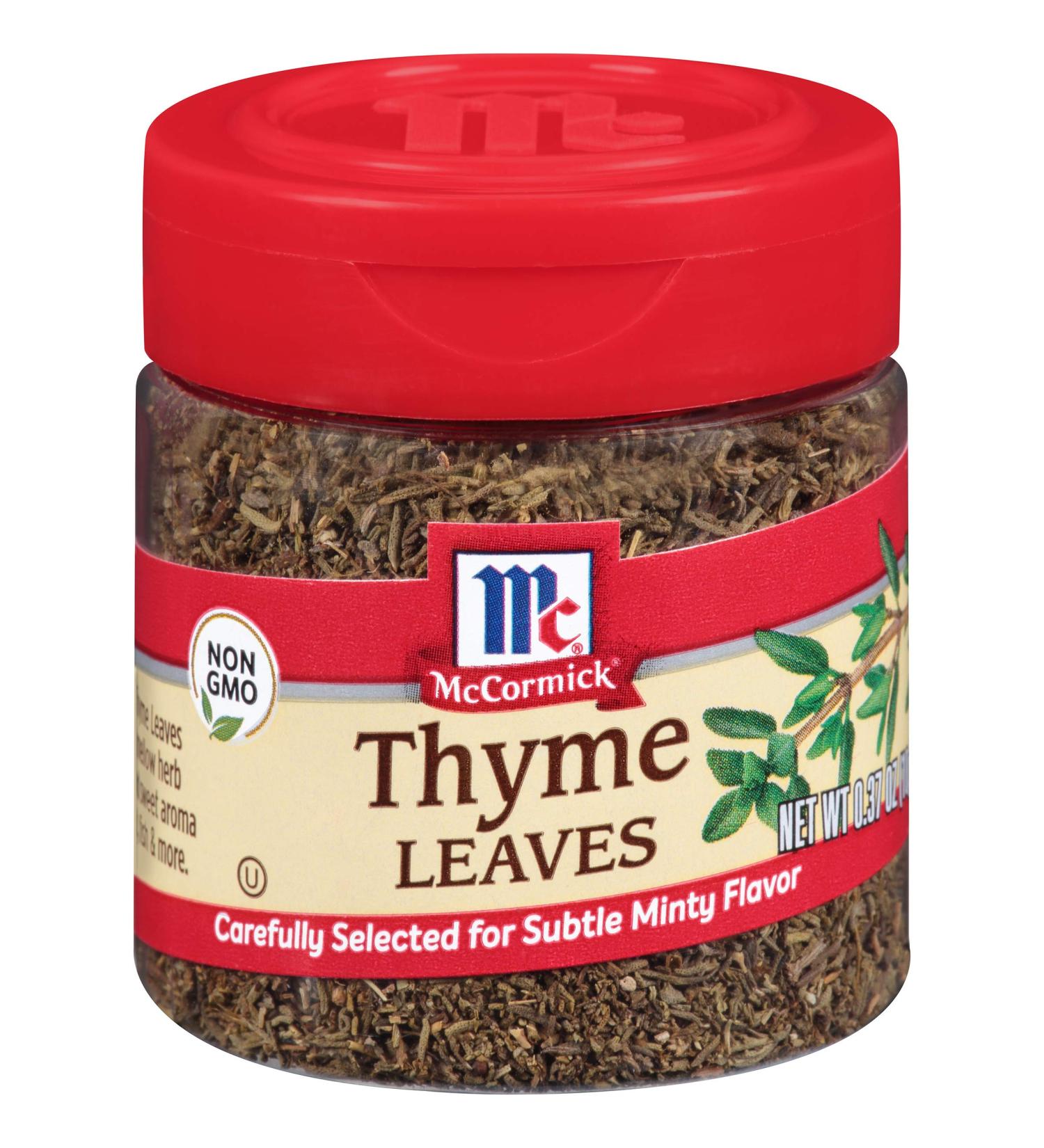 McCormick Thyme Leaves 0.37 oz - Premium Quality Herbs for Cooking - Buy Online on GoSupps.com