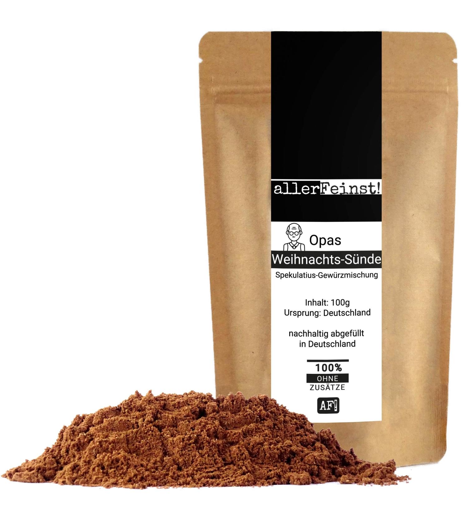 Absolutely superb! veryFeinst Grandpa Christmas Sin Speculatius spice mix for speculatius cookies waffles biscuits sauces 1 package 1 x 100 g - Buy Online on GoSupps.com