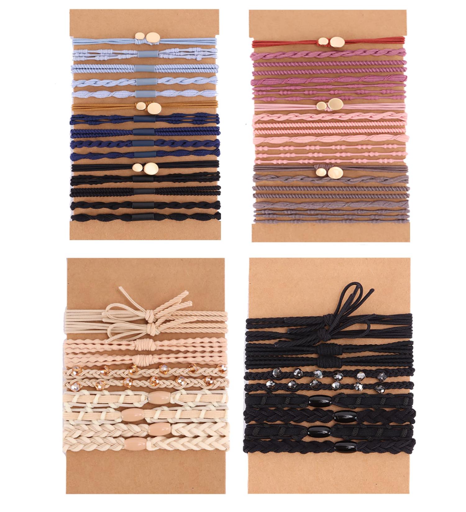 CASDAN 50Pcs Boho Hair Ties Bracelet for Women - Dual-Use Bracelet and Hair Tie - Buy Online on GoSupps.com