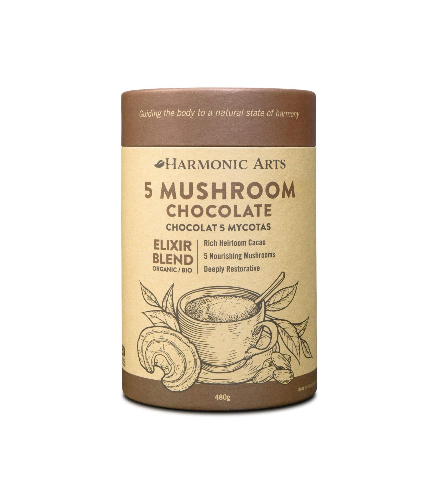 Harmonic Arts 5 Mushroom Chocolate (480 grams)