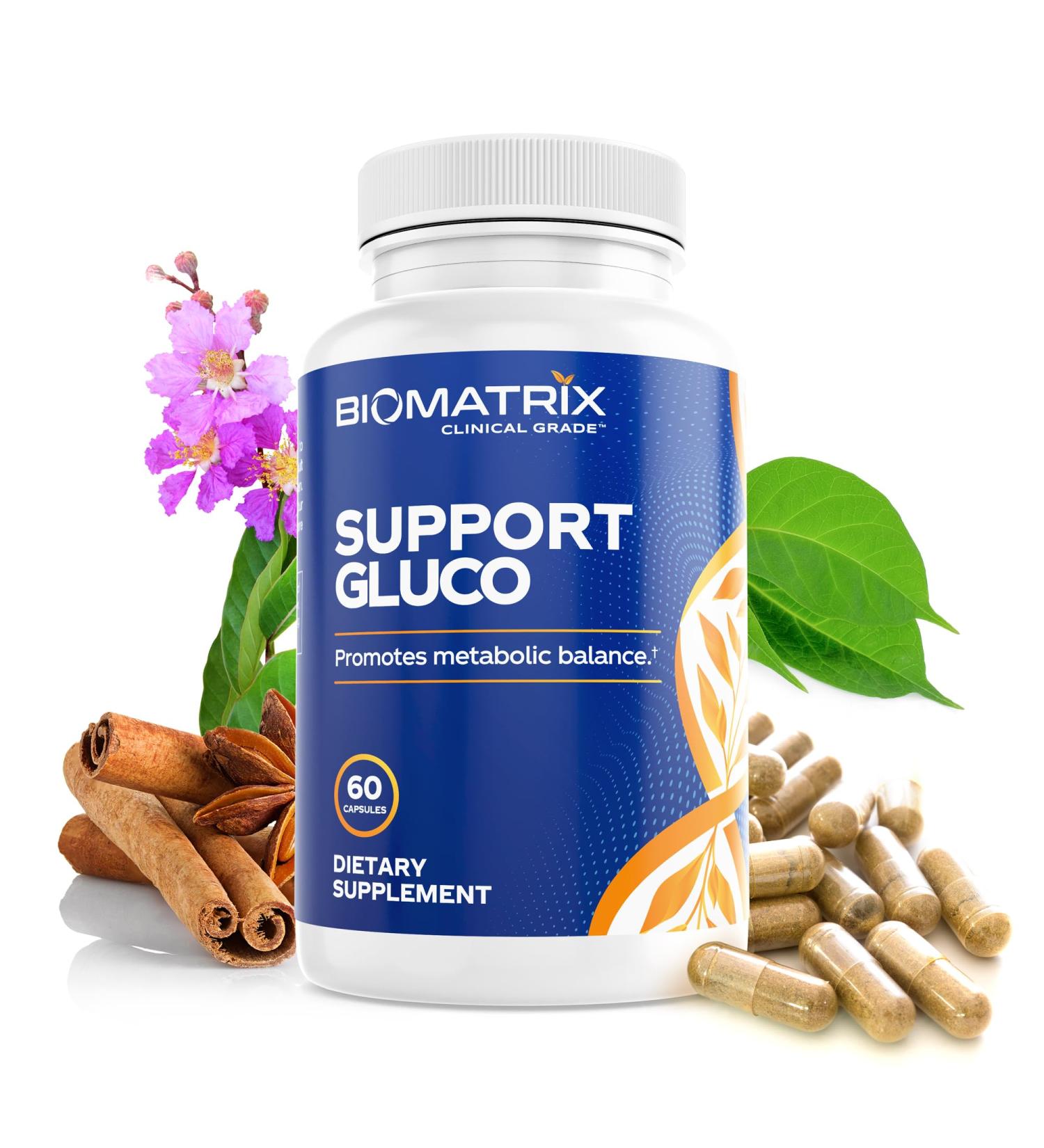 BioMatrix Metabolism Supplement for Men and Women Cinnamon Gymnema Lipoic Acid Vanadyl Sulfate Chromium Picolinate Bitter Melon (60 Capsules) - Buy Online on GoSupps.com