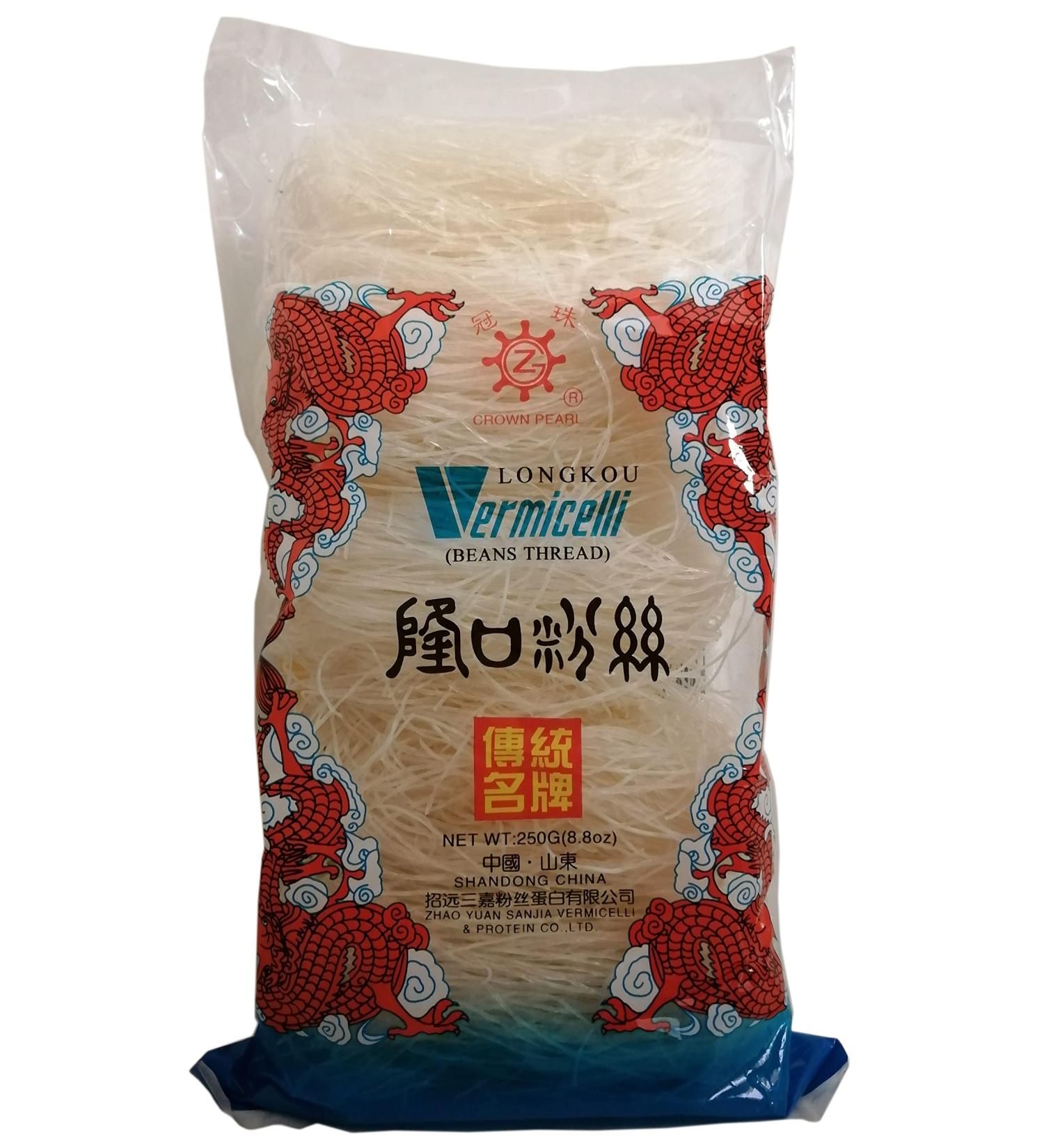 Crown Pearl Longkou Vermicelli (Beans Thread) 250g - Buy Online on GoSupps.com