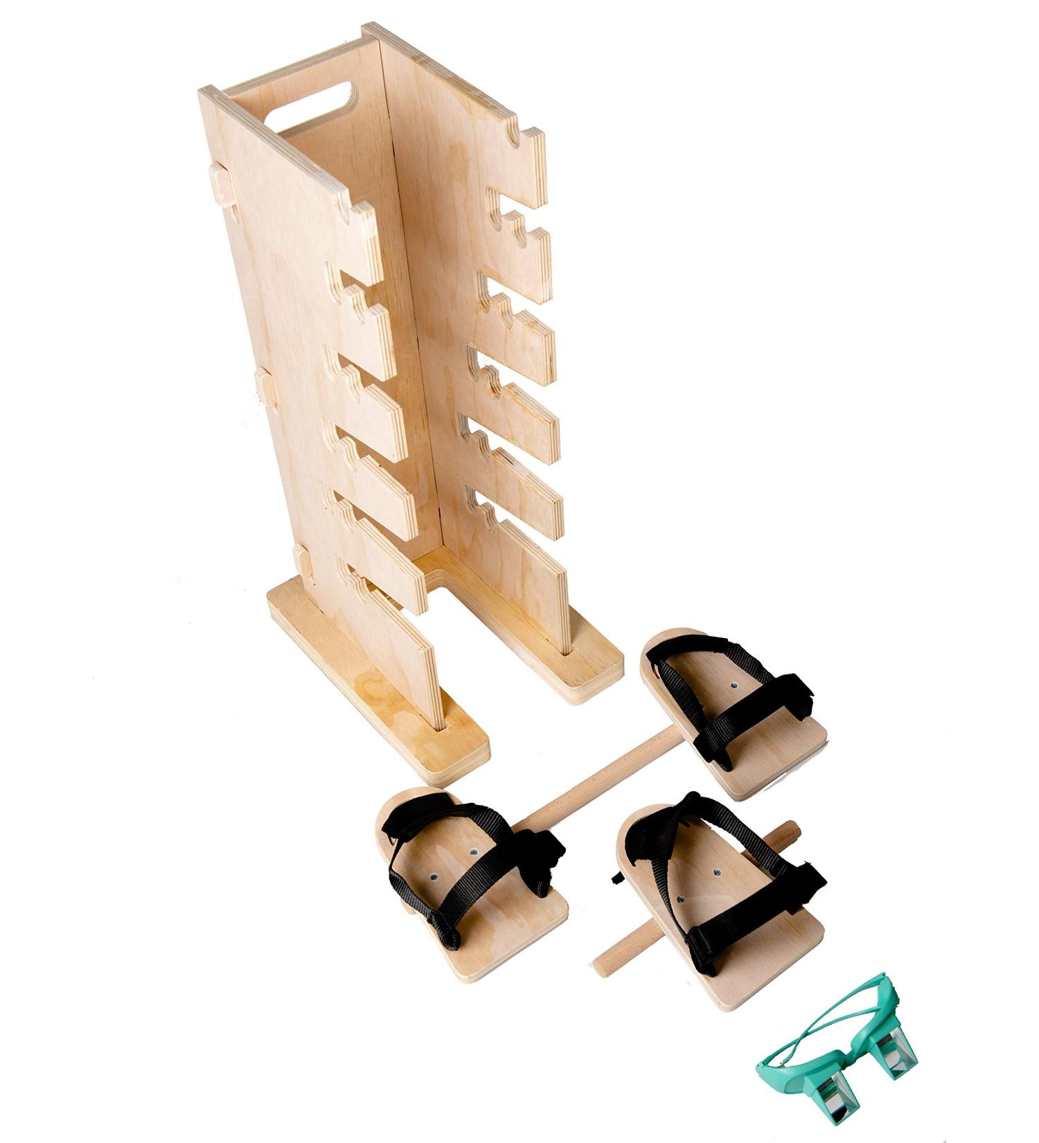 Pain Free Posture TOWER & Healing Aqua Prism Glasses | Egoscue Exercises for Hip Neck Back Knee Relief | International Shipping Available - Buy Online on GoSupps.com