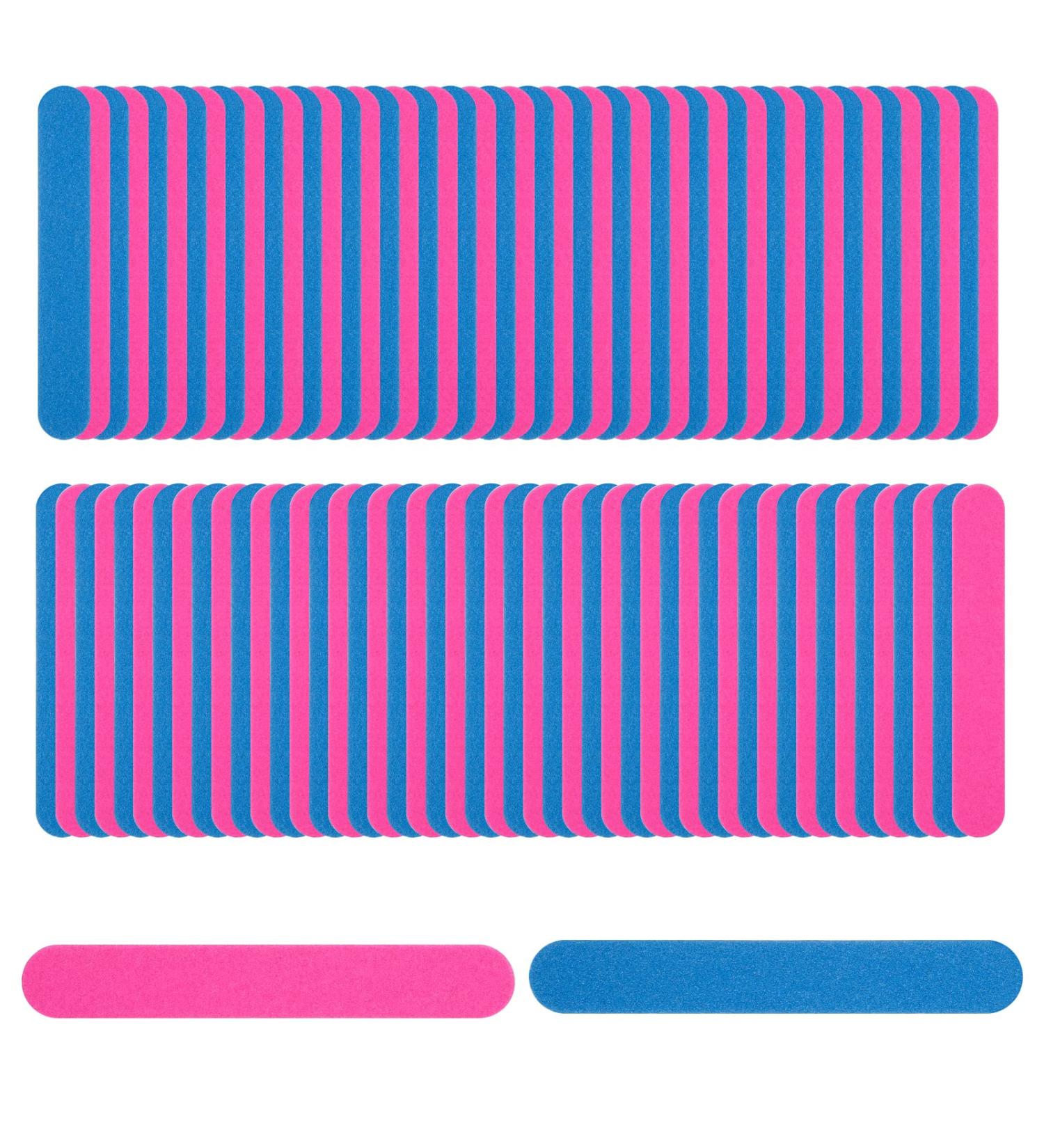 Opopark 200 Double-Sided Nail Files - Washable & Reusable 180/240 Grit for Professional Nail Care | Ideal for Studios & Home Use - Buy Online on GoSupps.com
