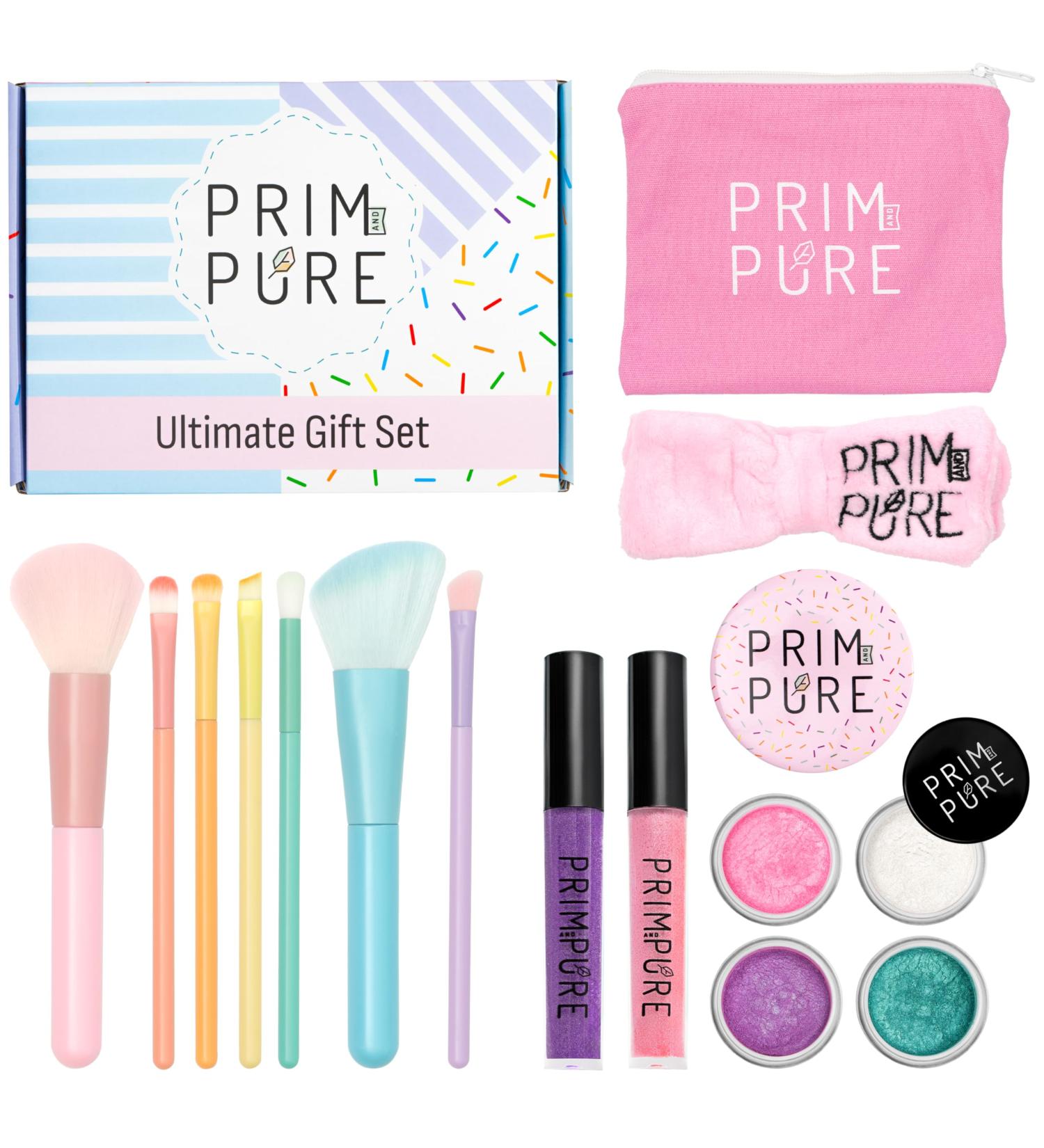Prim and Pure Ultimate Mineral Kids Makeup Gift Set | Safe Organic & Natural Makeup for Play Dates & Birthday Parties | Made in USA - Buy Online on GoSupps.com