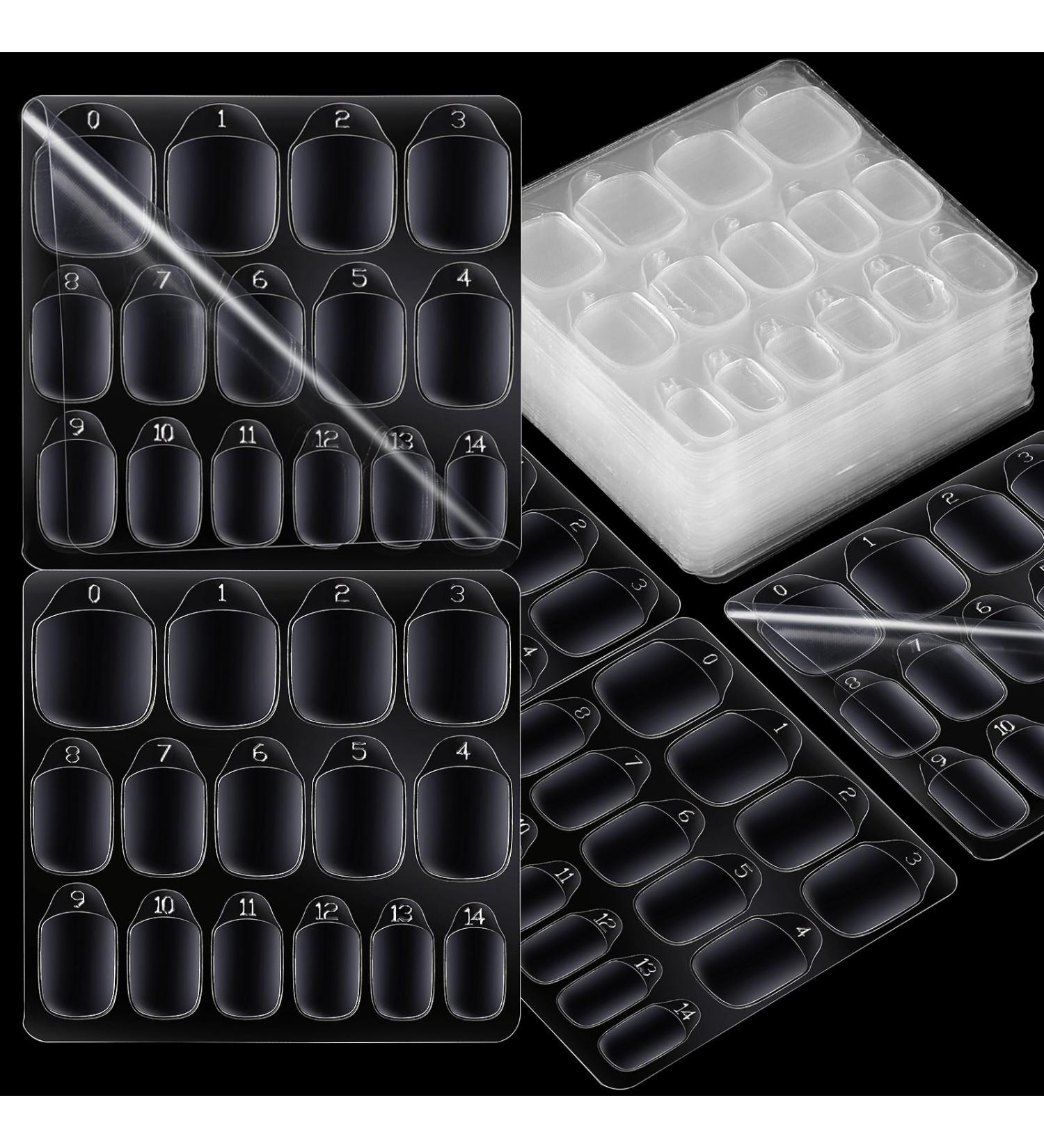 Teenitor 600pcs Press on Nail Adhesive Tabs - 15 Sizes Glue Stickers for Easy Application | Perfect for Press on Nails - 40 Sheets - Buy Online on GoSupps.com
