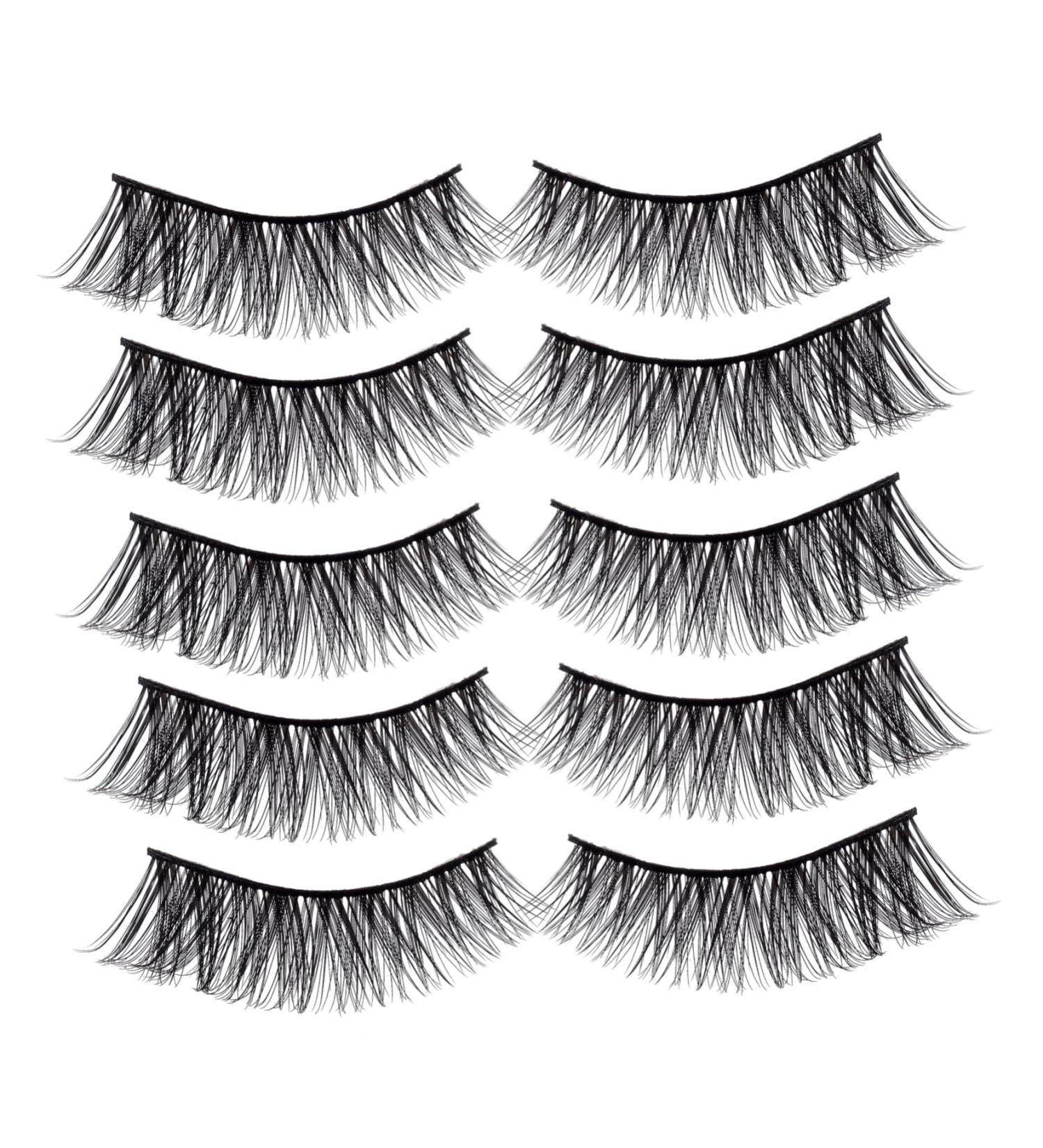 Beaupretty False Eyelash 5 Pair comfortable eye lashes makeup eyelashes christmas makeup accessory artificial eyelashes cosplay eyelashes thick eyelashes eyelashes False Eyelashes manual 3d - Buy Online on GoSupps.com