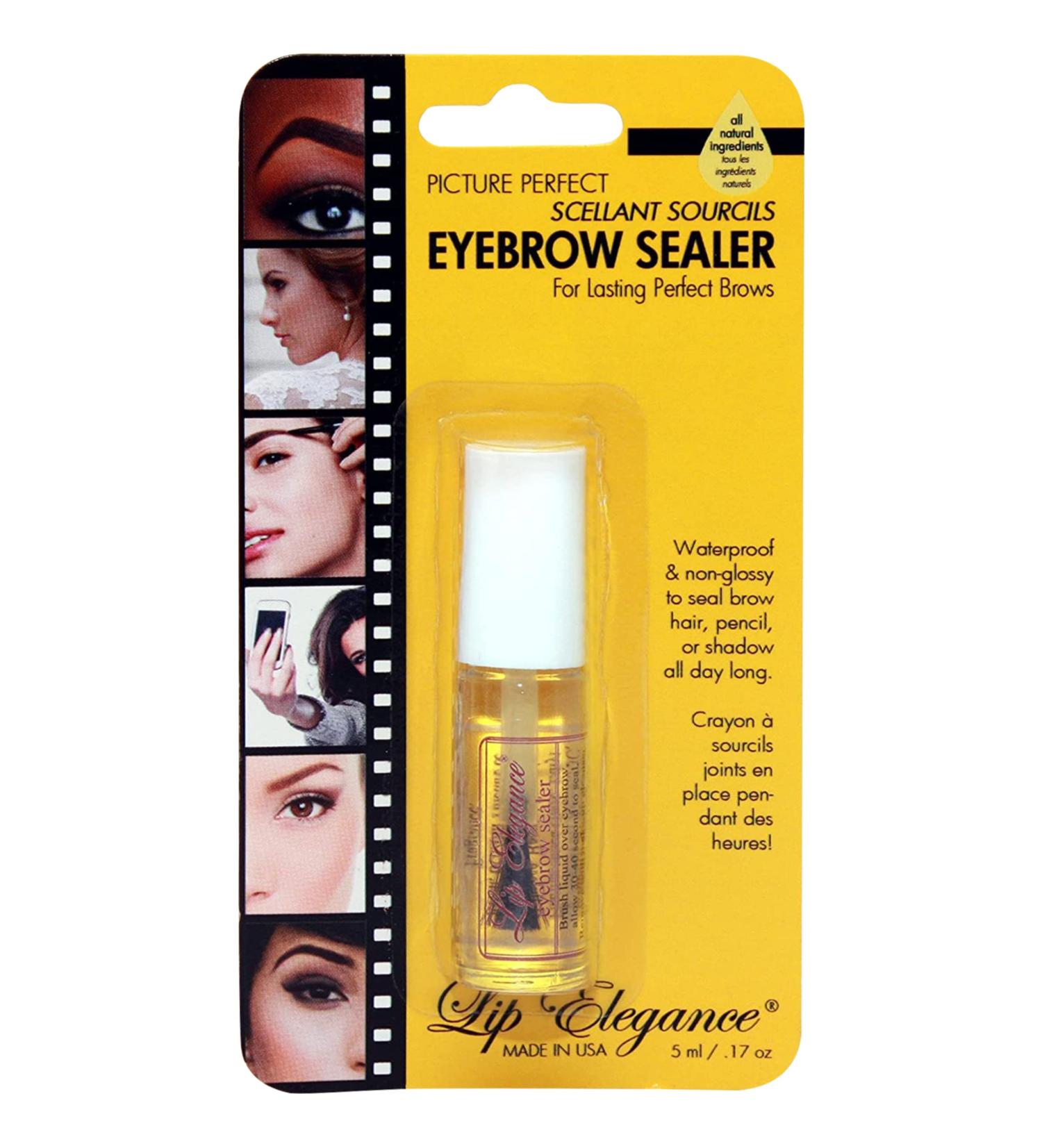 Lip Elegance Clear Eyebrow Sealer - Waterproof Brow Gel for Extreme Hold - 0.17 oz - Buy Online on GoSupps.com