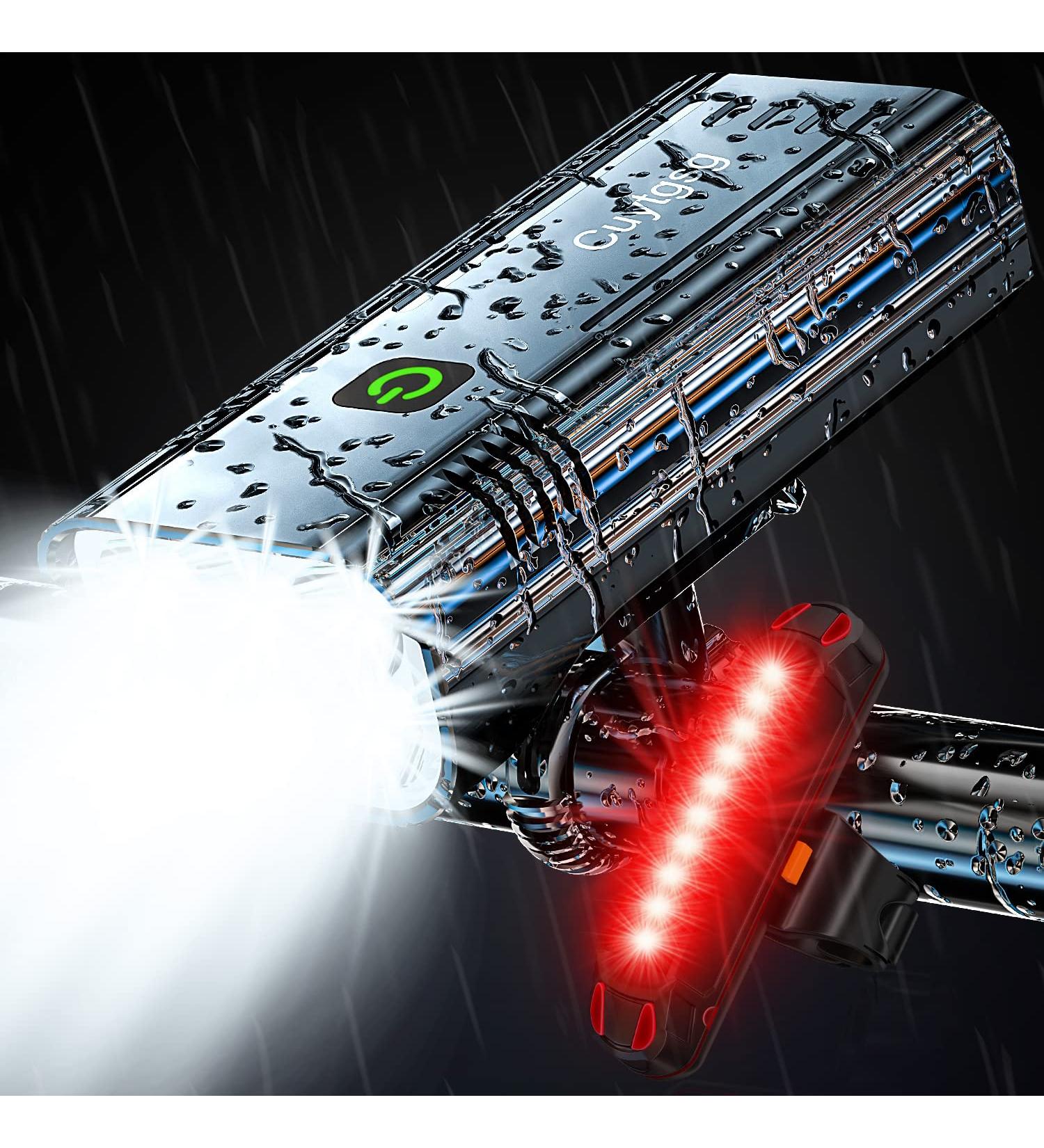 2023 New 6 LED 9000 Lumen Super Bright Bike Lights - 360 Rotatable Headlight | 10 Modes, 24+ Hrs Runtime, USB Rechargeable, Waterproof | Free Taillights | Night Riding Bicycle Light - Buy Online on GoSupps.com