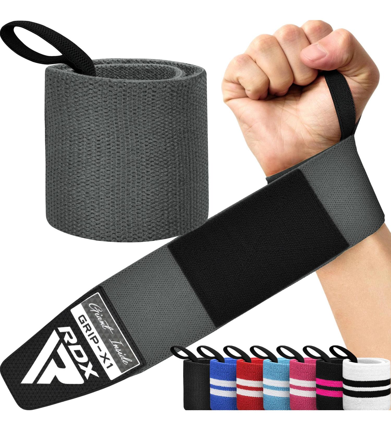 RDX 45cm Wrist Bandages - Strength Training & Weightlifting Support for Men | IPL UPA Approved Fitness Wraps - Buy Online on GoSupps.com
