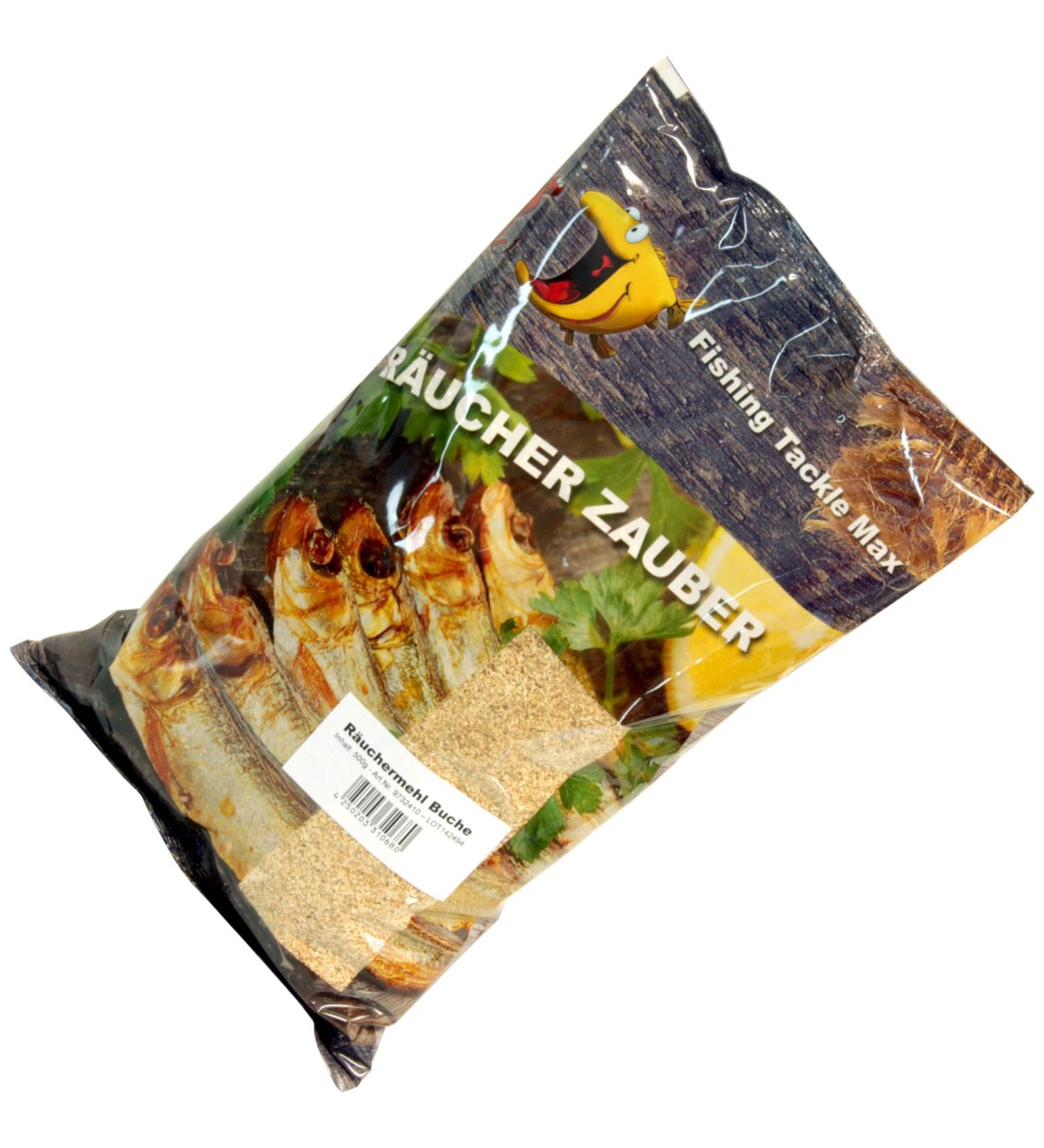 FTM Beech Smoking Chips 500g - Premium Flour for Smoking Fish - Ideal for BBQ & Gourmet Cooking - Buy Online on GoSupps.com
